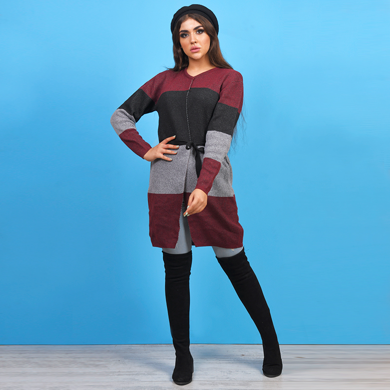 مانتو بافت دخترانه مدل FERYAL