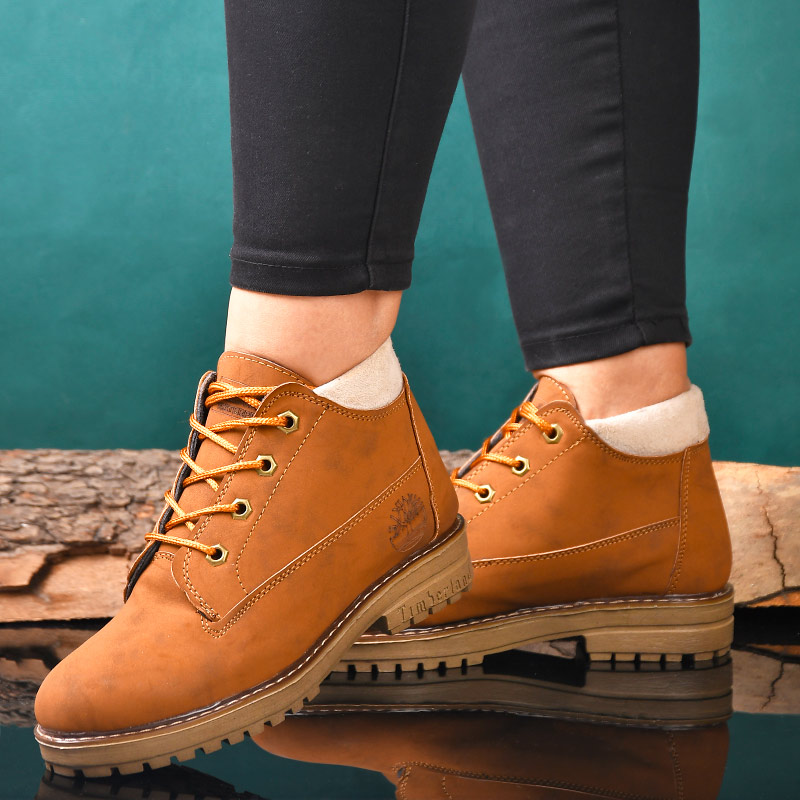 نيم بوت دخترانه عسلي مدلRashel