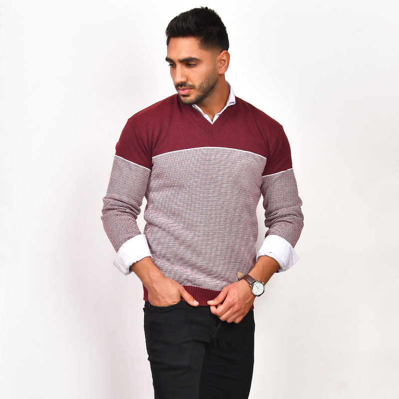 پلیور بافت مردانه مدل Abrial