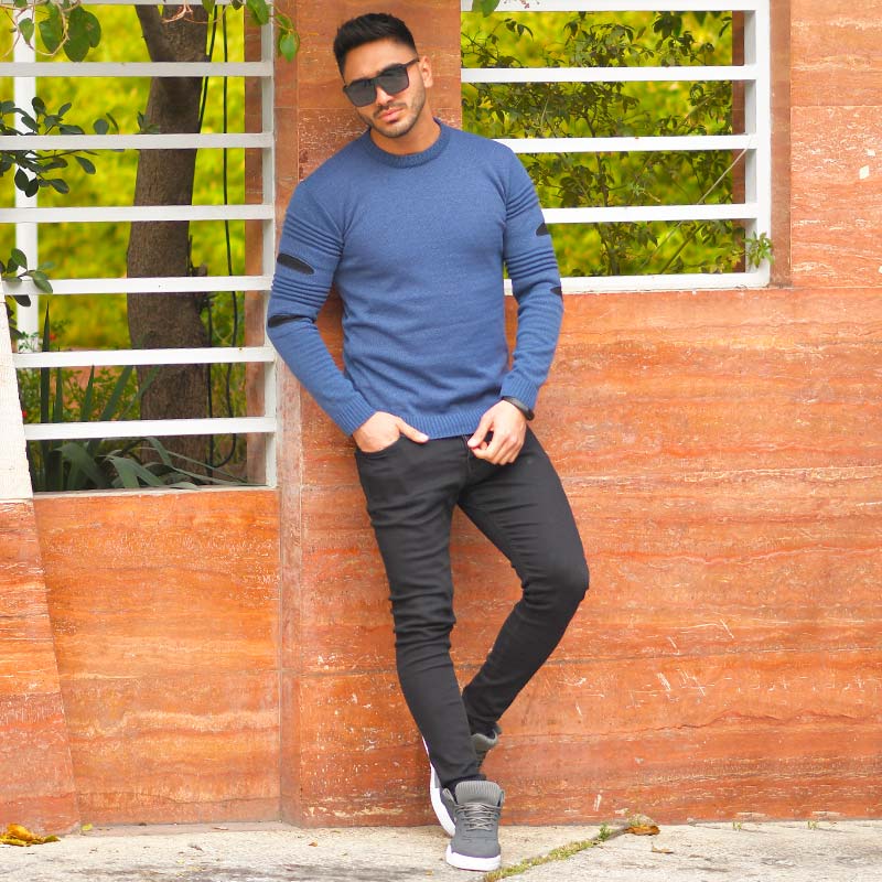 پلیور بافت مردانه مدل Nariman