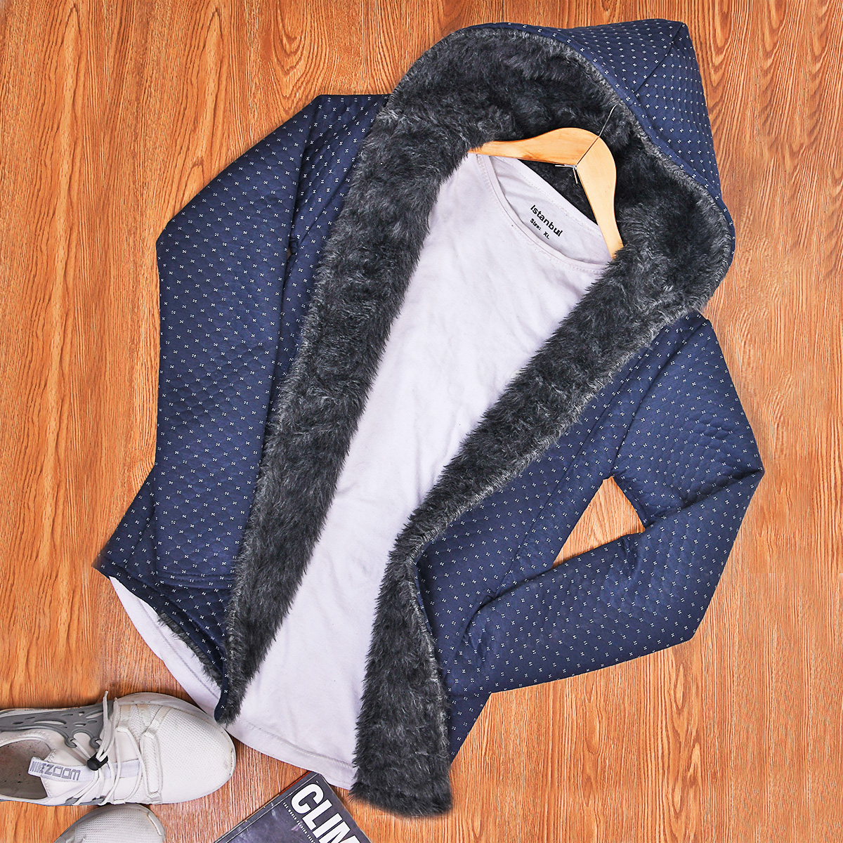 هودی مردانه مدل arad رنگ سرمه ای