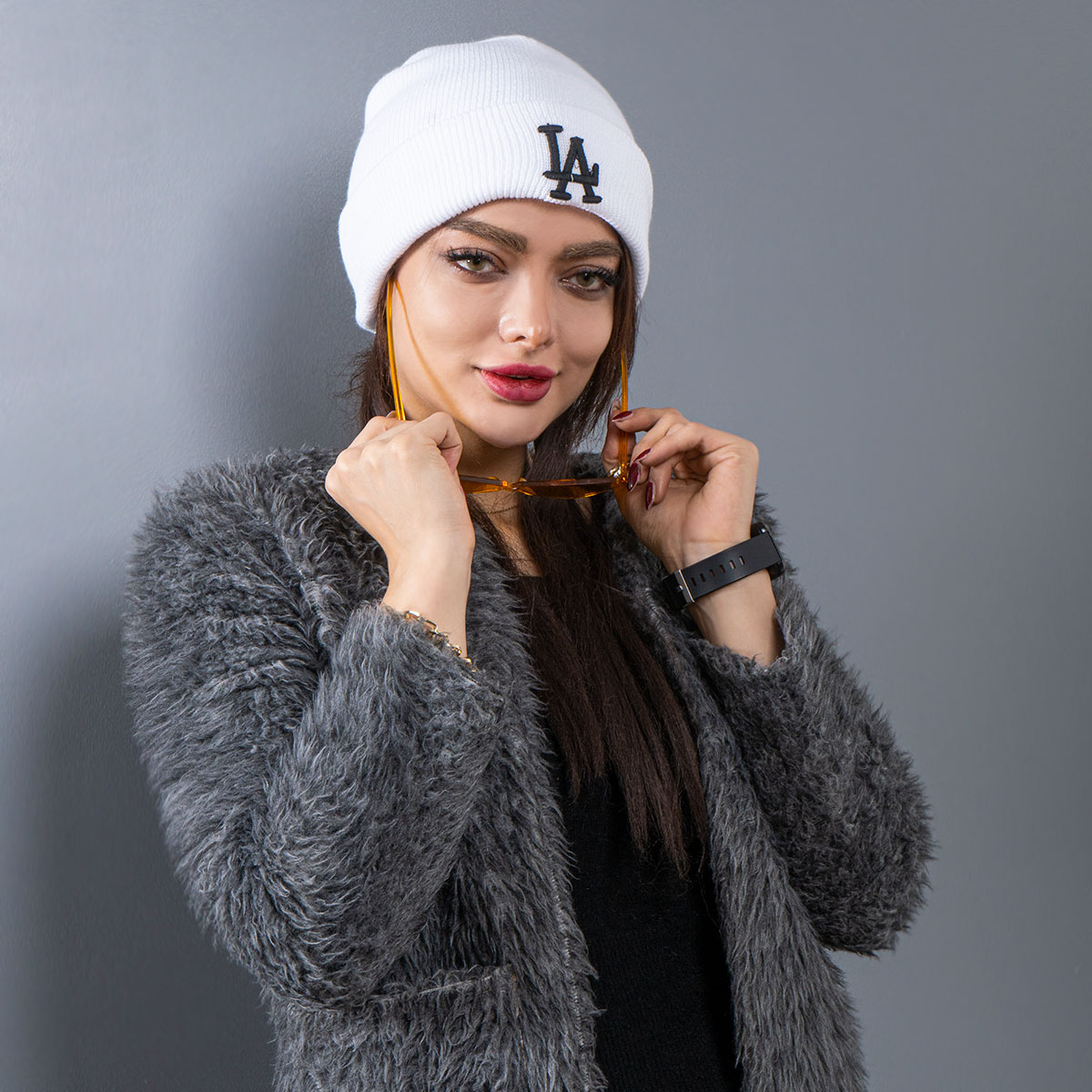 كلاه دخترانه LA مدل Paknaz