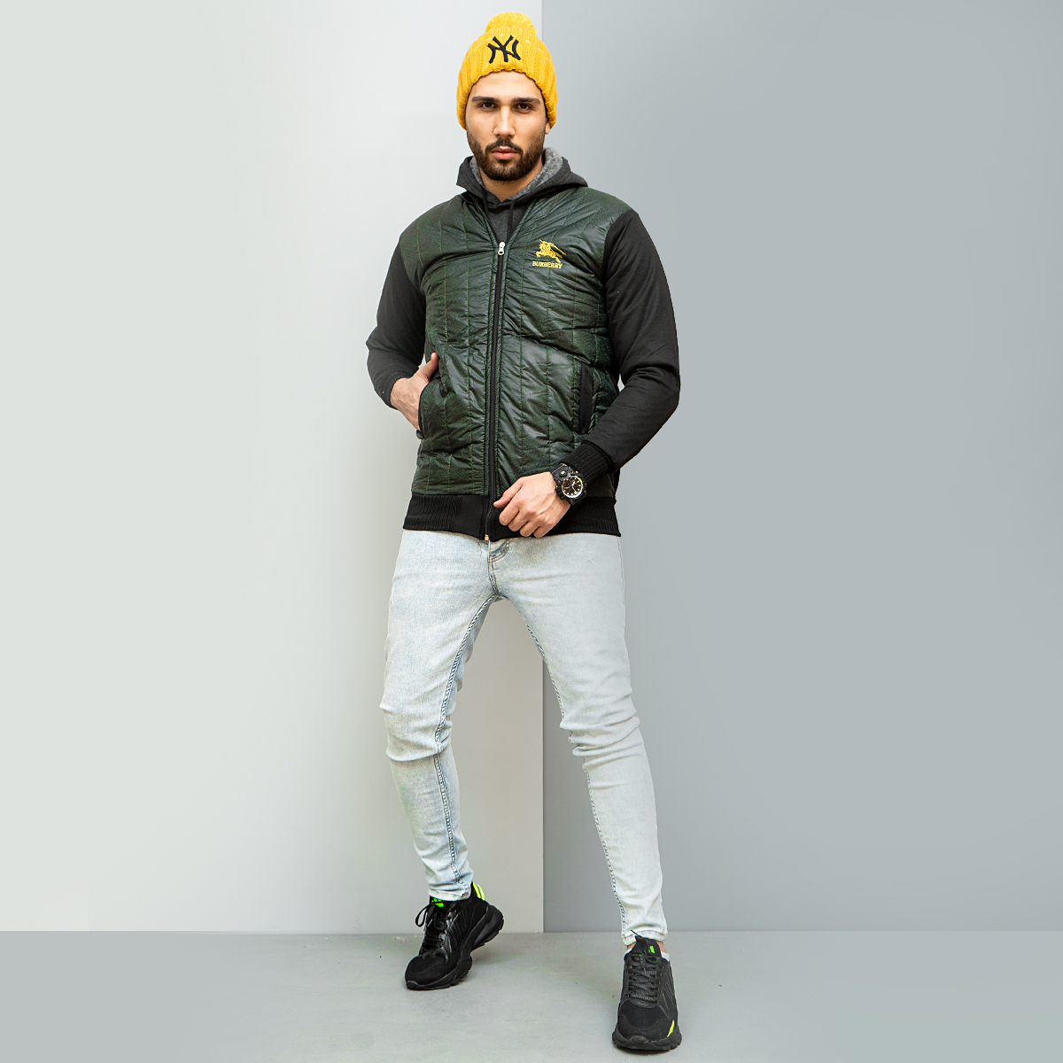 سويشرت مردانه مدل Rachel رنگ سبز