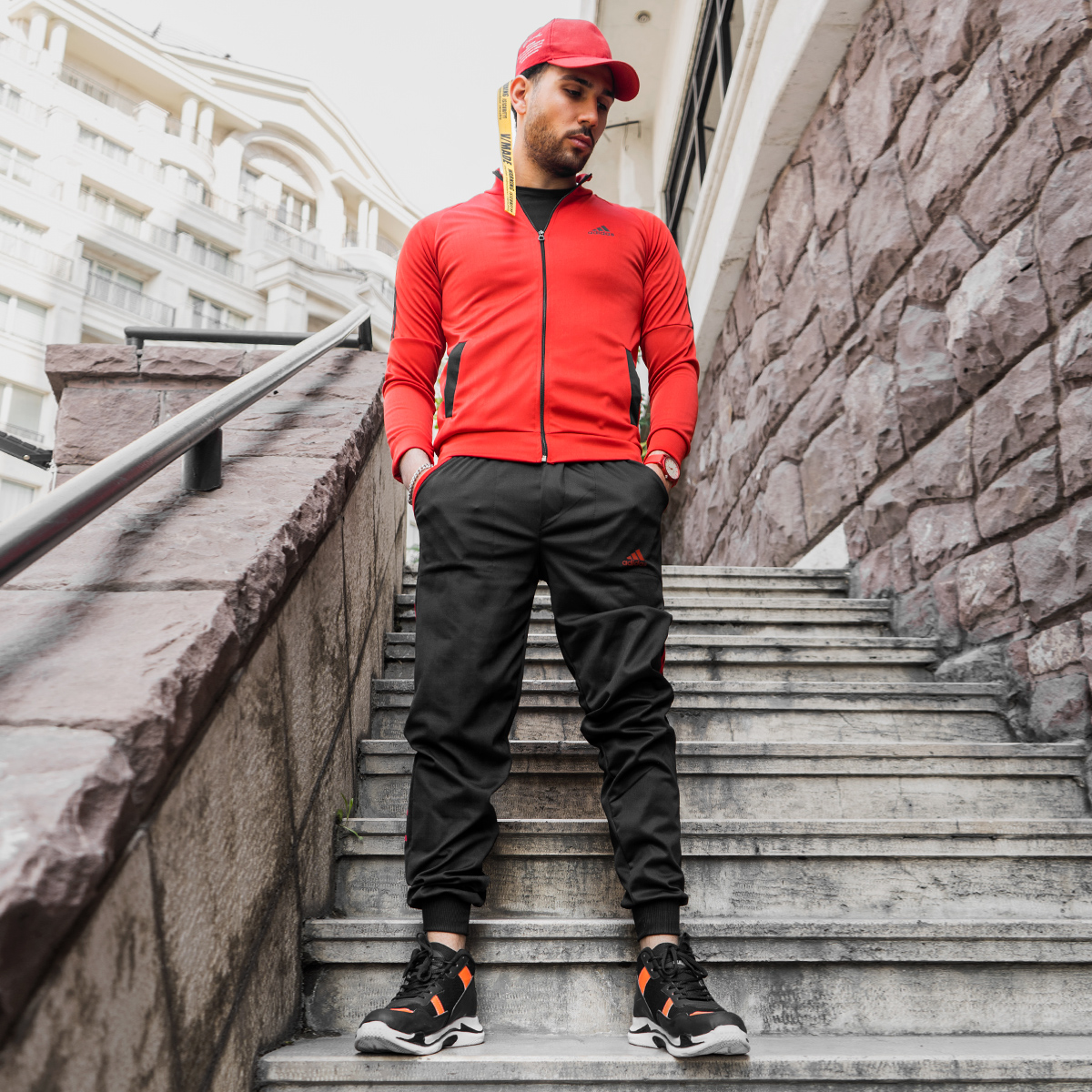 ست سوئيشرت شلوار adidas مردانه مدل Vayan