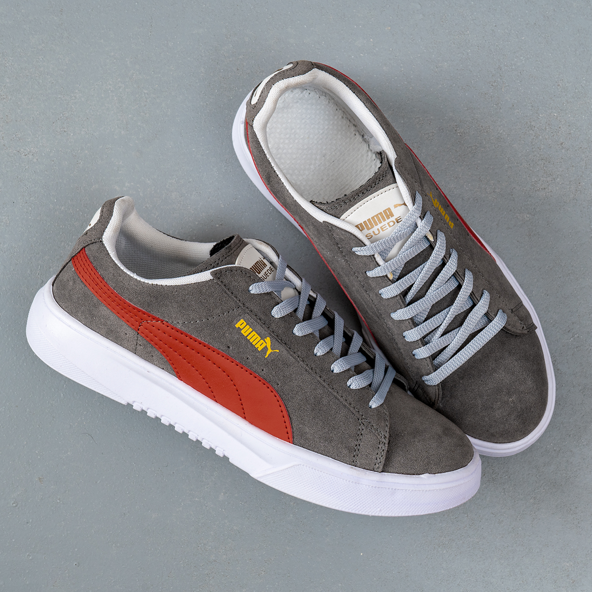 كفش مردانه puma مدل Panju رنگ طوسي