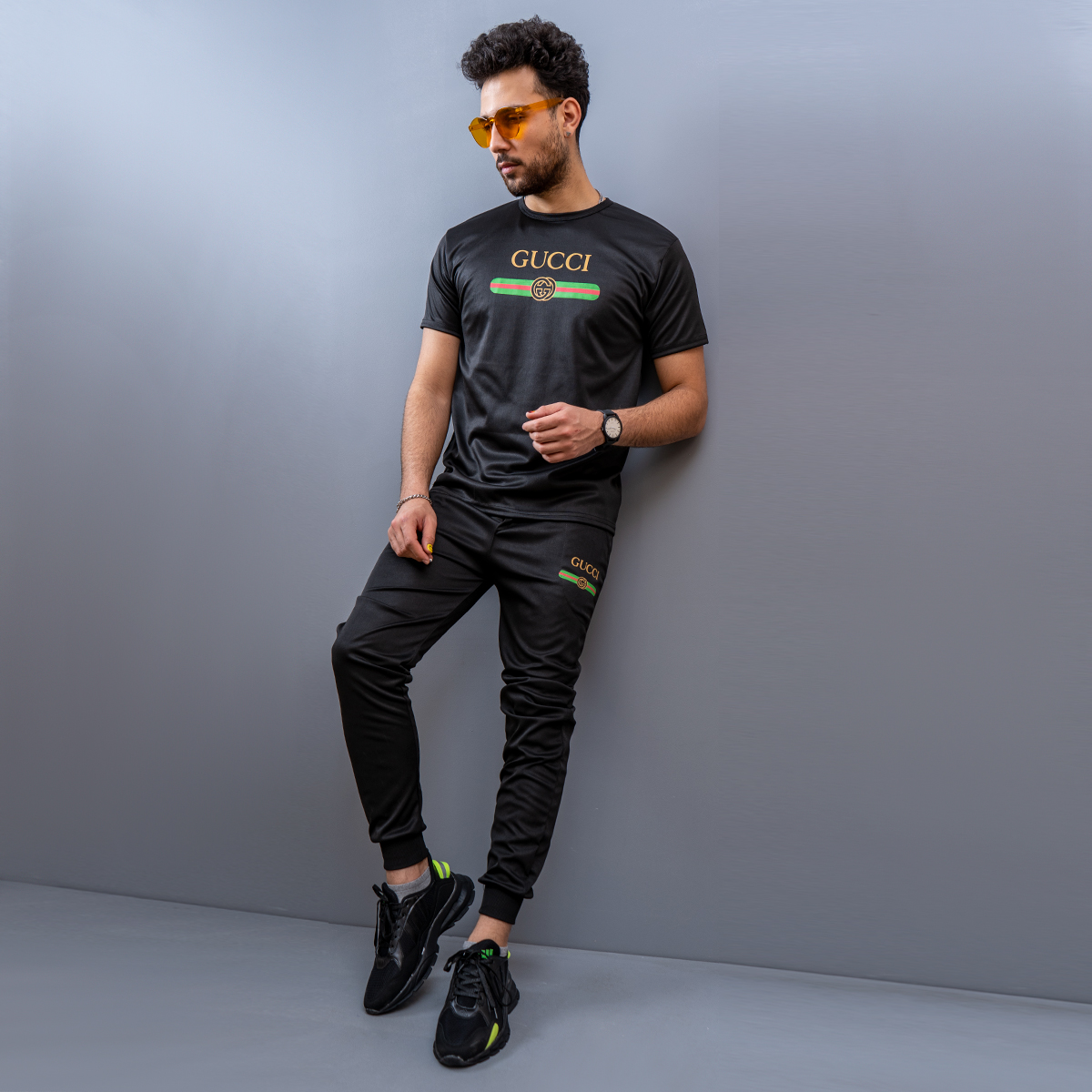 ست تیشرت شلوارGUCCI مردانه مدل Ekan