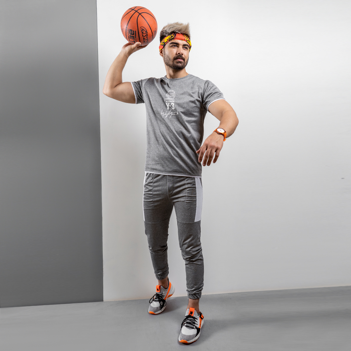 ست تيشرت و شلوار مردانه y-3 مدل gary