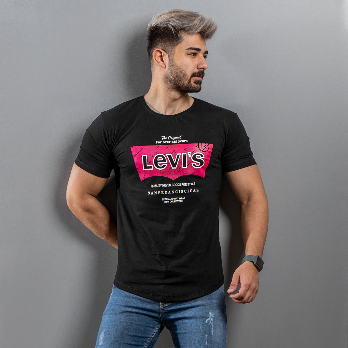 تیشرت Levis مردانه مدل Pavaka(T)