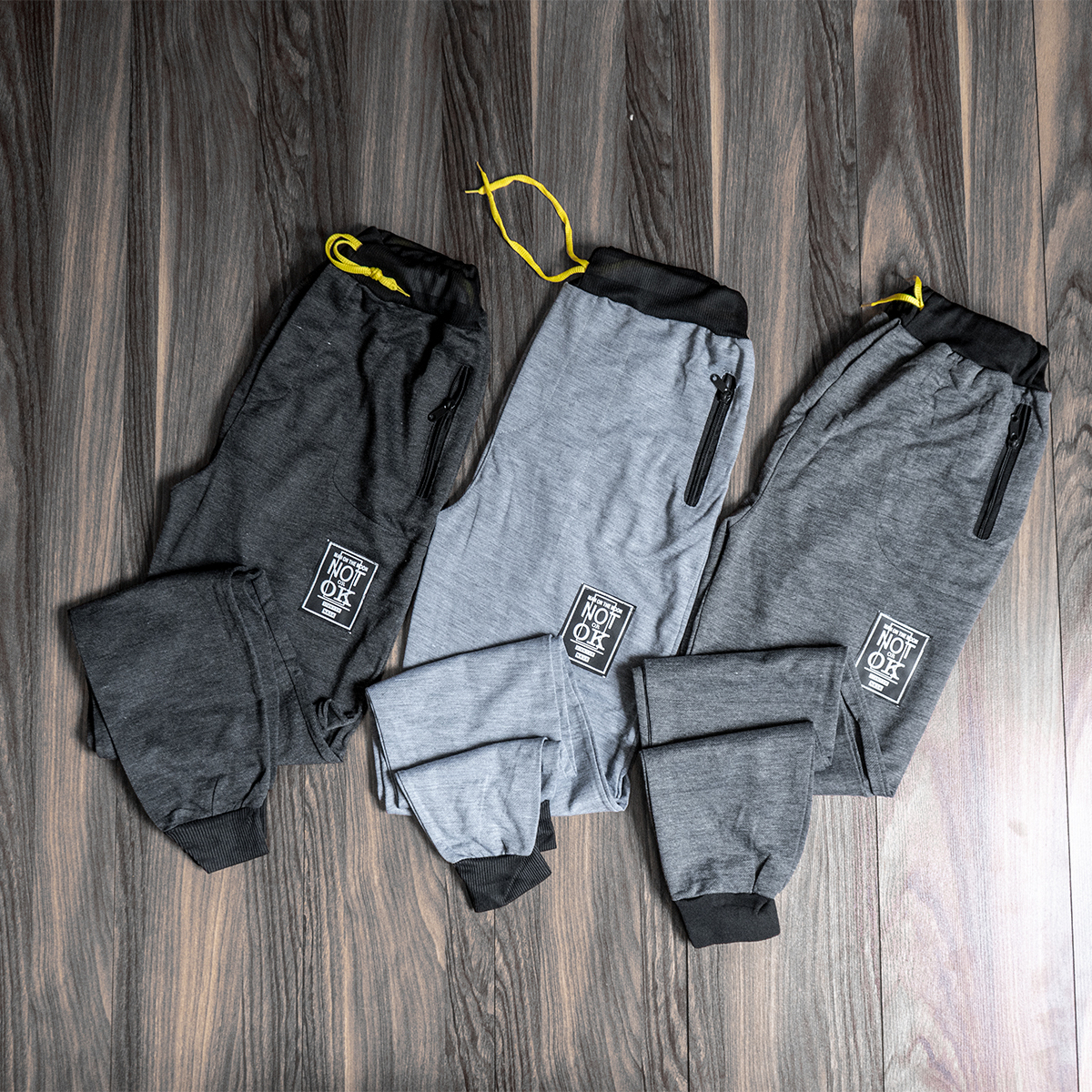 شلوار اسلش Not Ok مردانه طوسی روشن مدل Caren