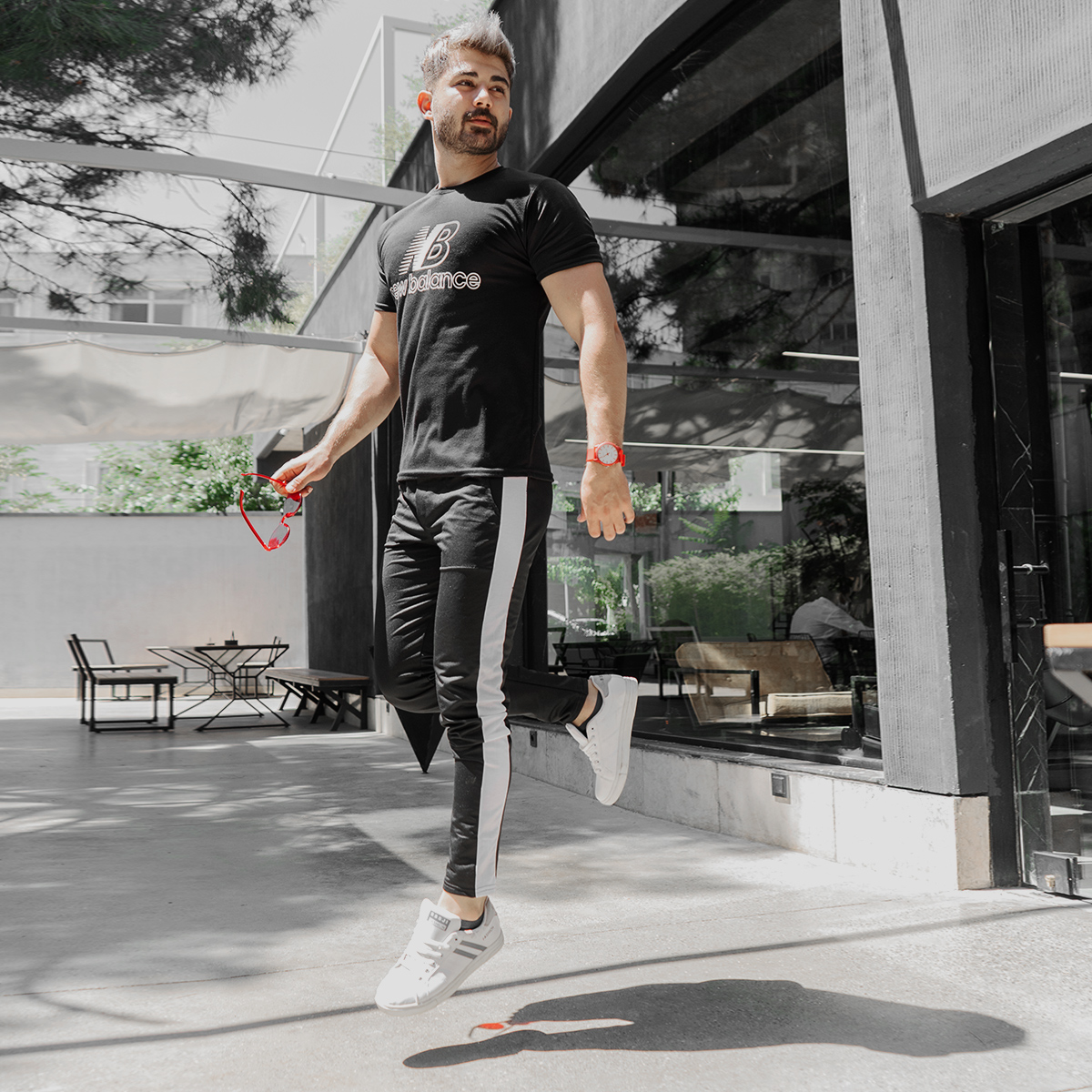 ست تیشرت شلوار مردانه New Balance مدل Malaga