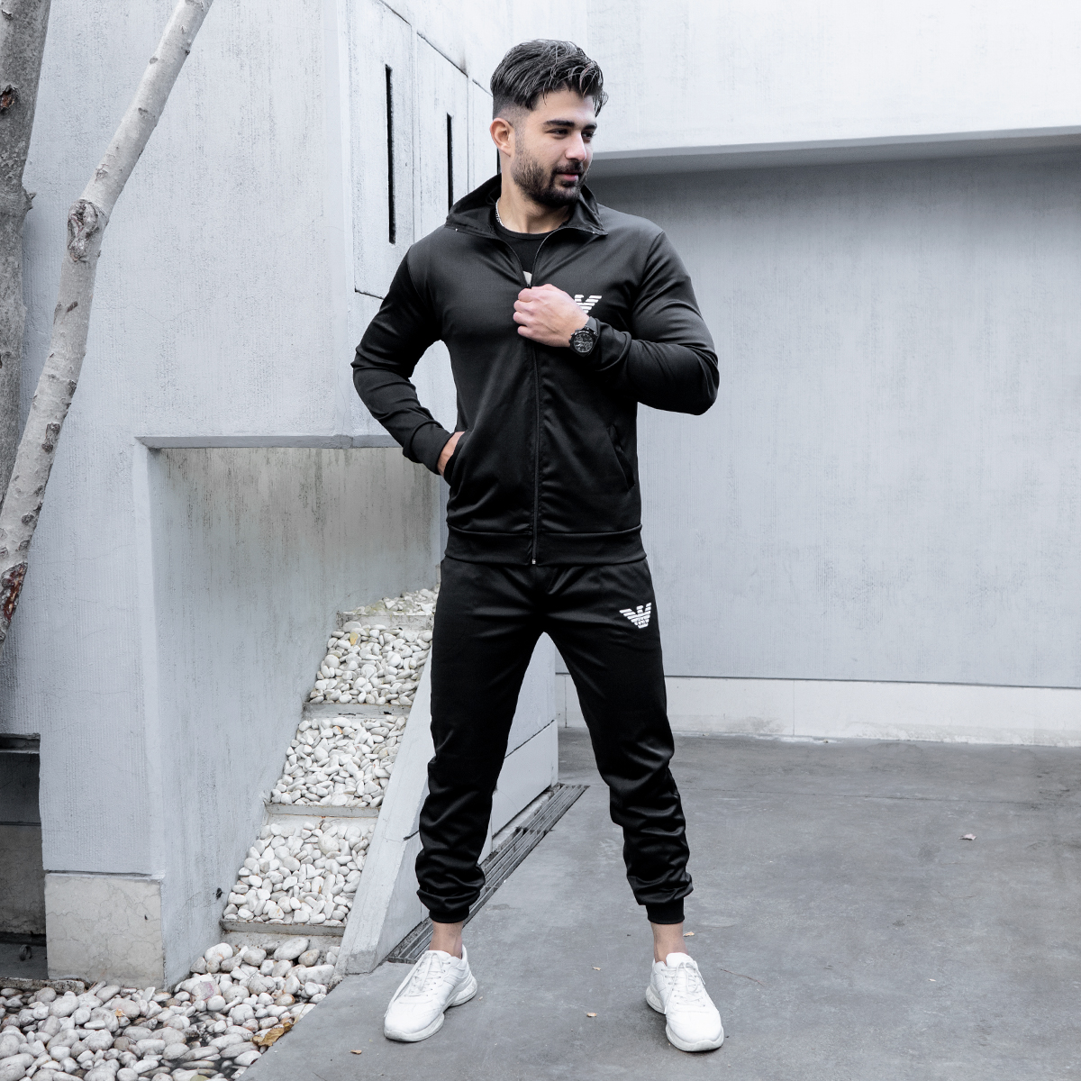 ست سوییشرت شلوار مردانه طرحGA مدل Betam