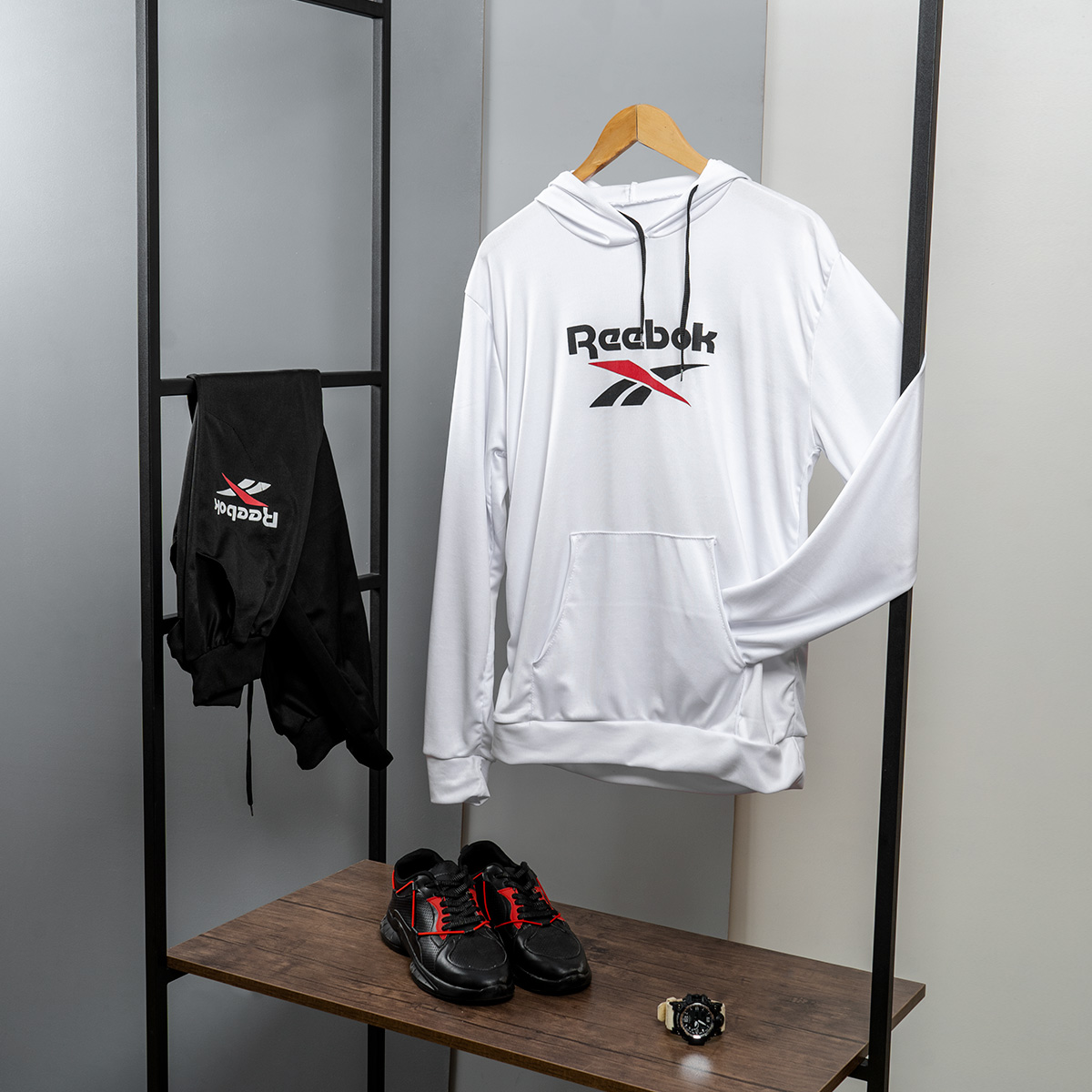 ست هودی شلوار Reebok مردانه مدلAfi