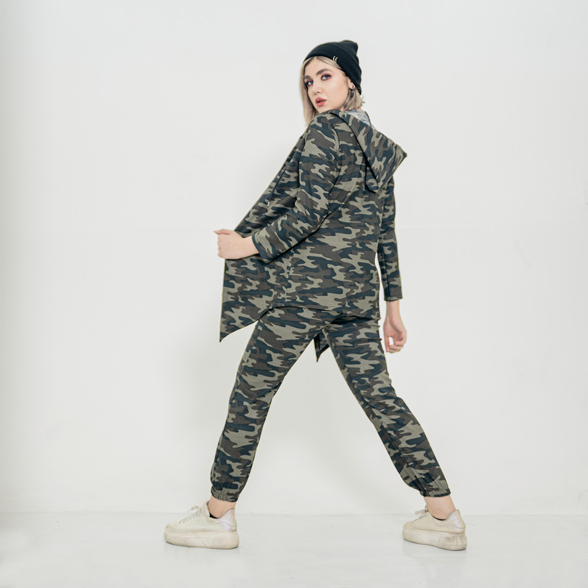 ست شنل شلوار چریکی دخترانه مدلRonia