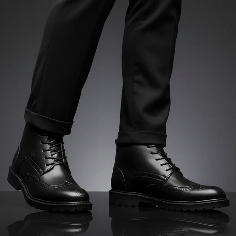 نیم بوت مردانه COCO مشکی مدلSalivan