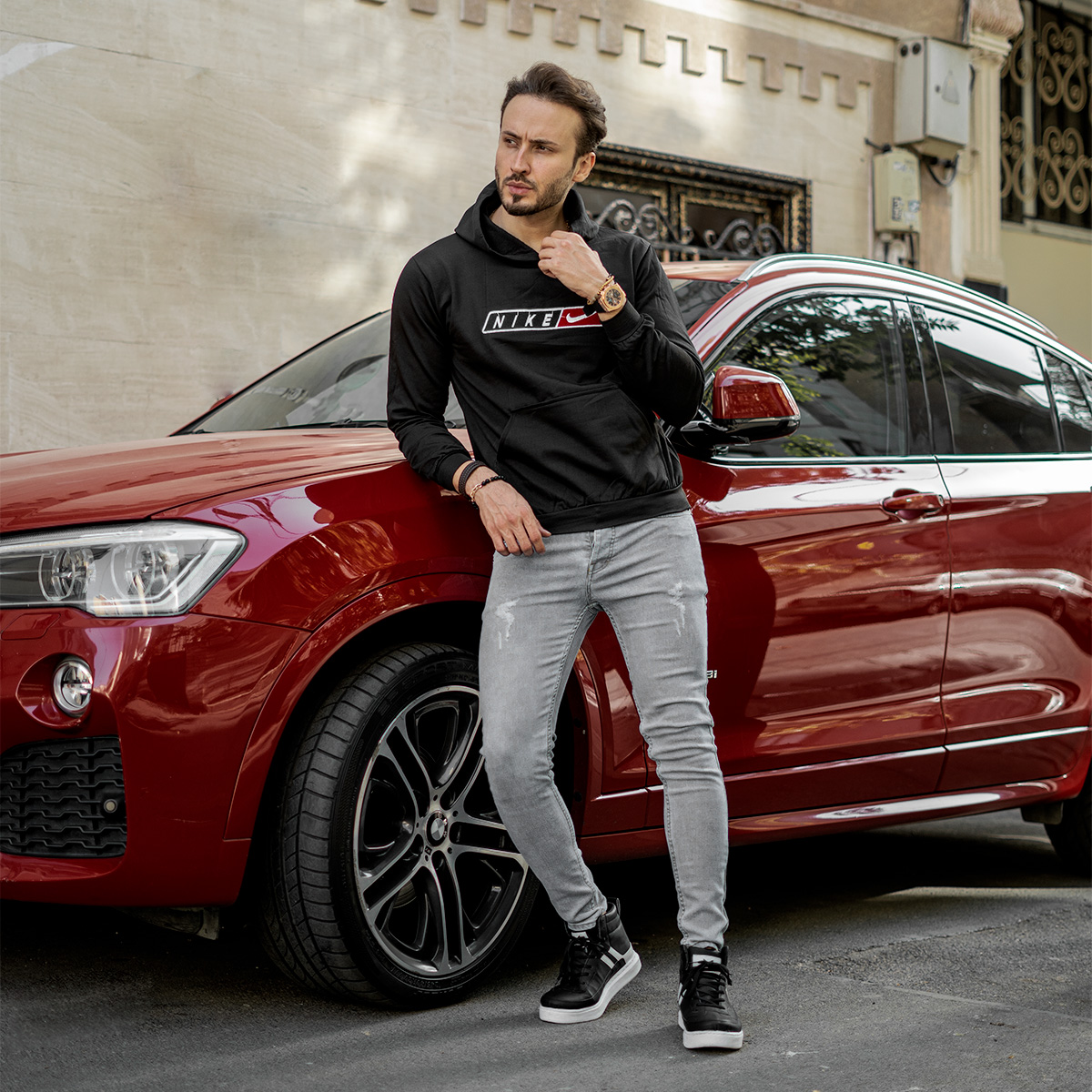 هودی مردانه نایک مدل Zaker