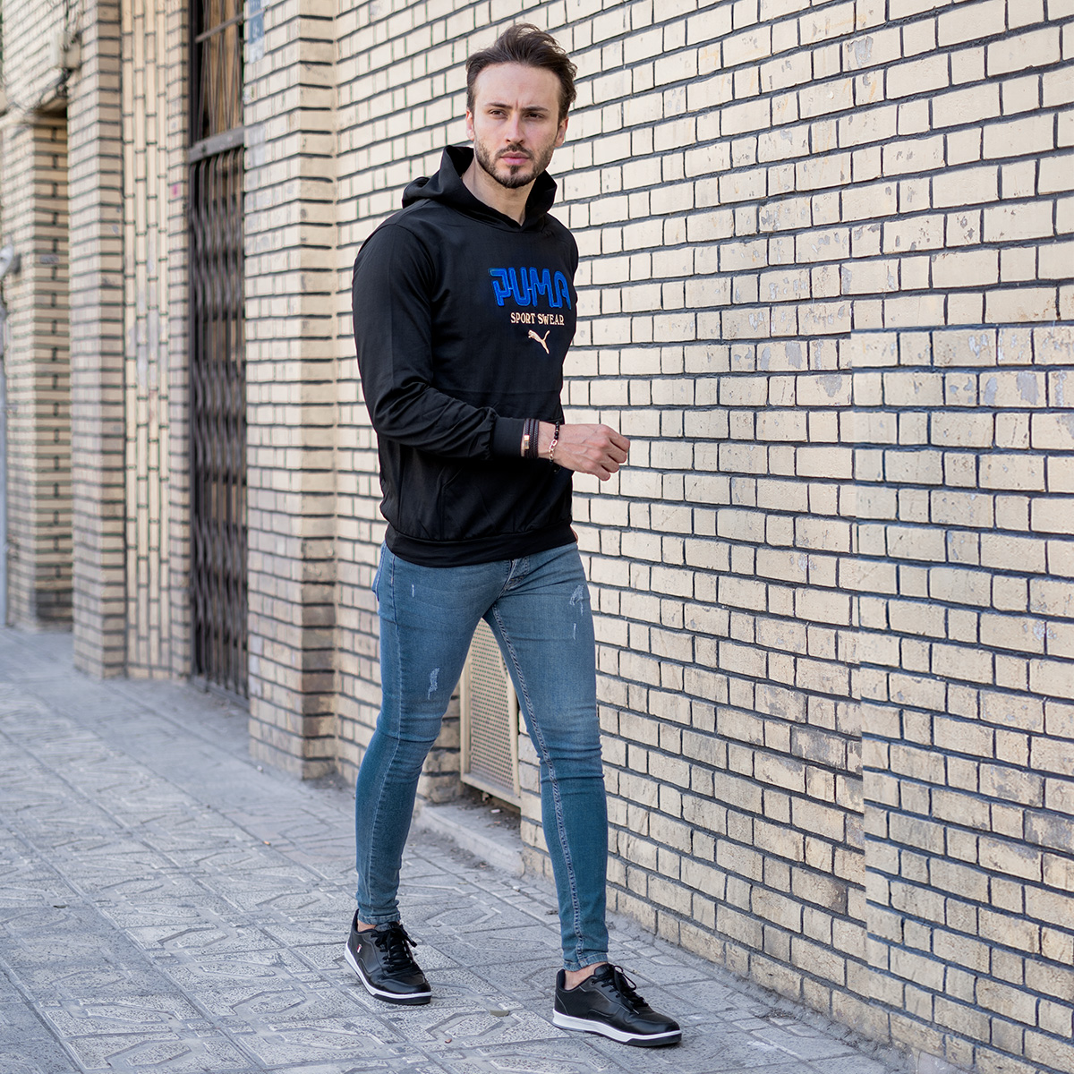 هودی کلاه دار مردانه پوما مدل BABER