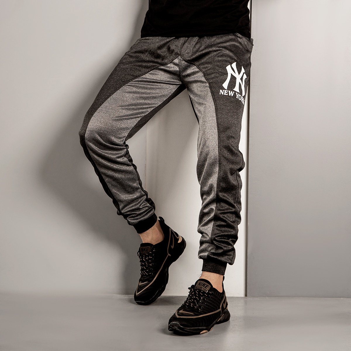 شلوار اسلش مردانه (T)ذغالی مدل N Y