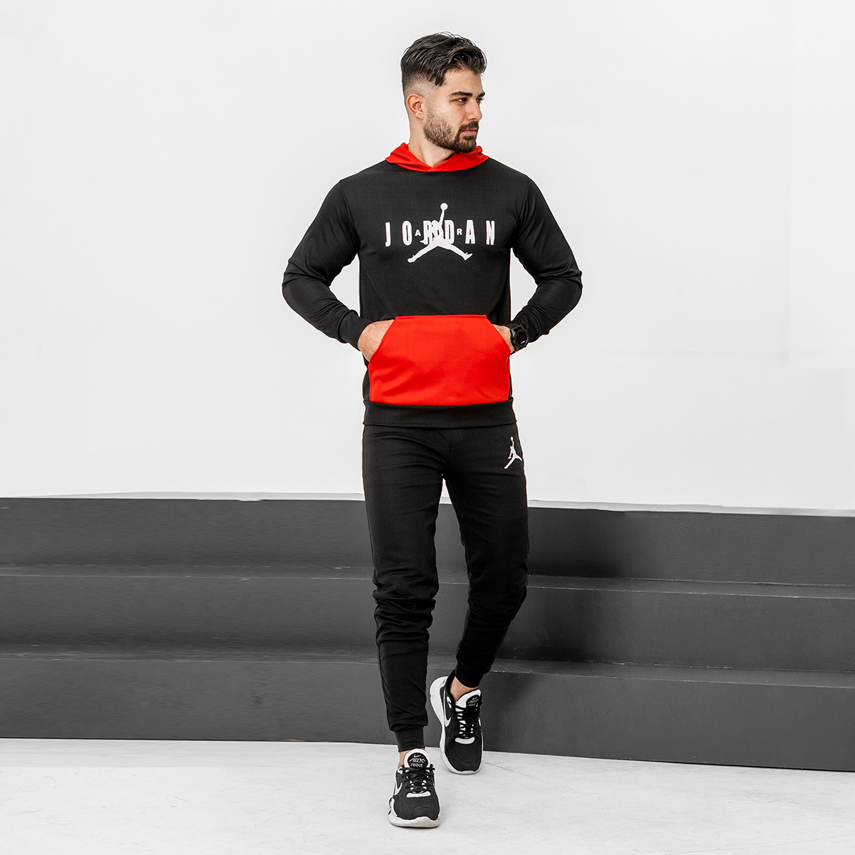 ست هودی شلوار Jordan مردانه مدل palvina