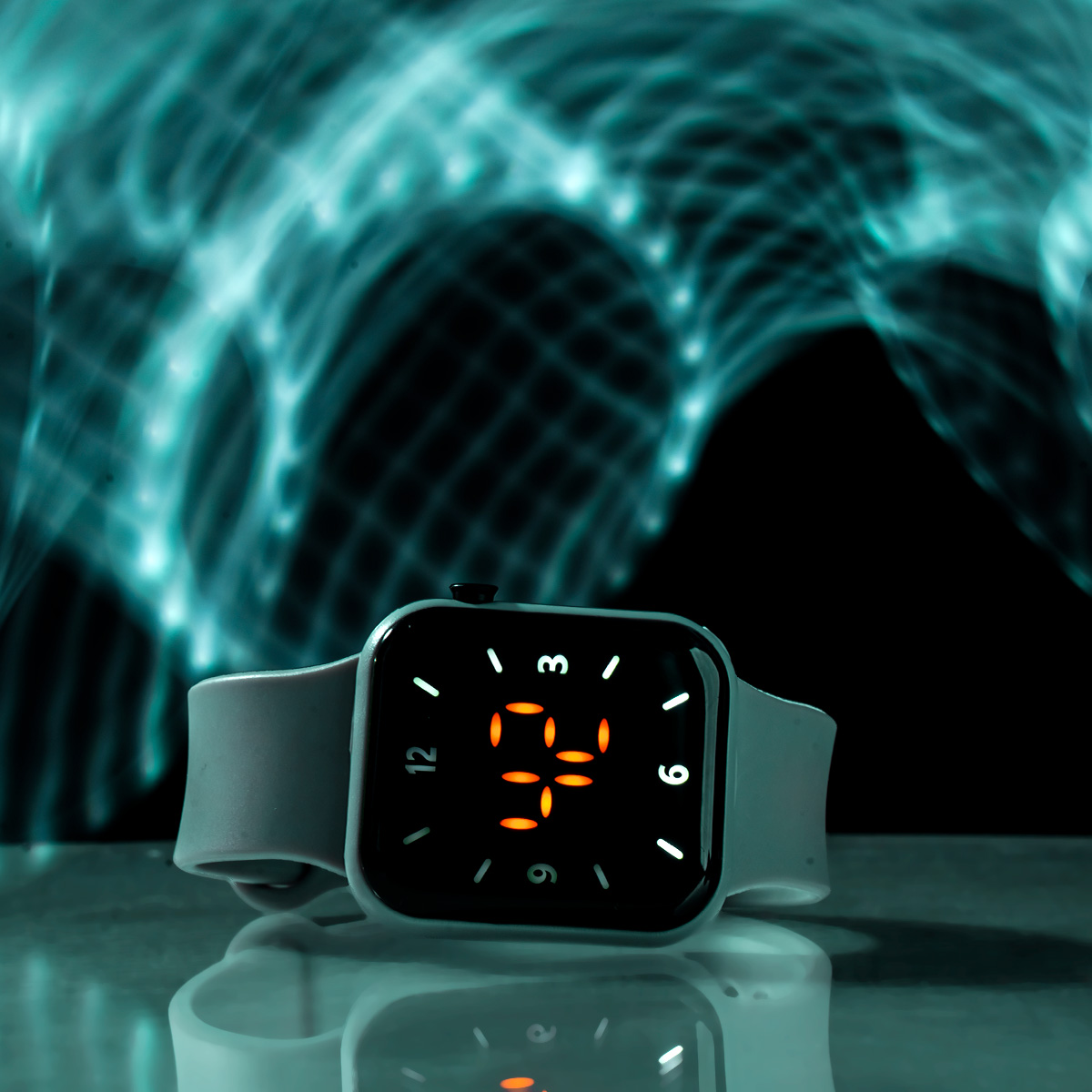 ساعت LED طوسی مدل W800