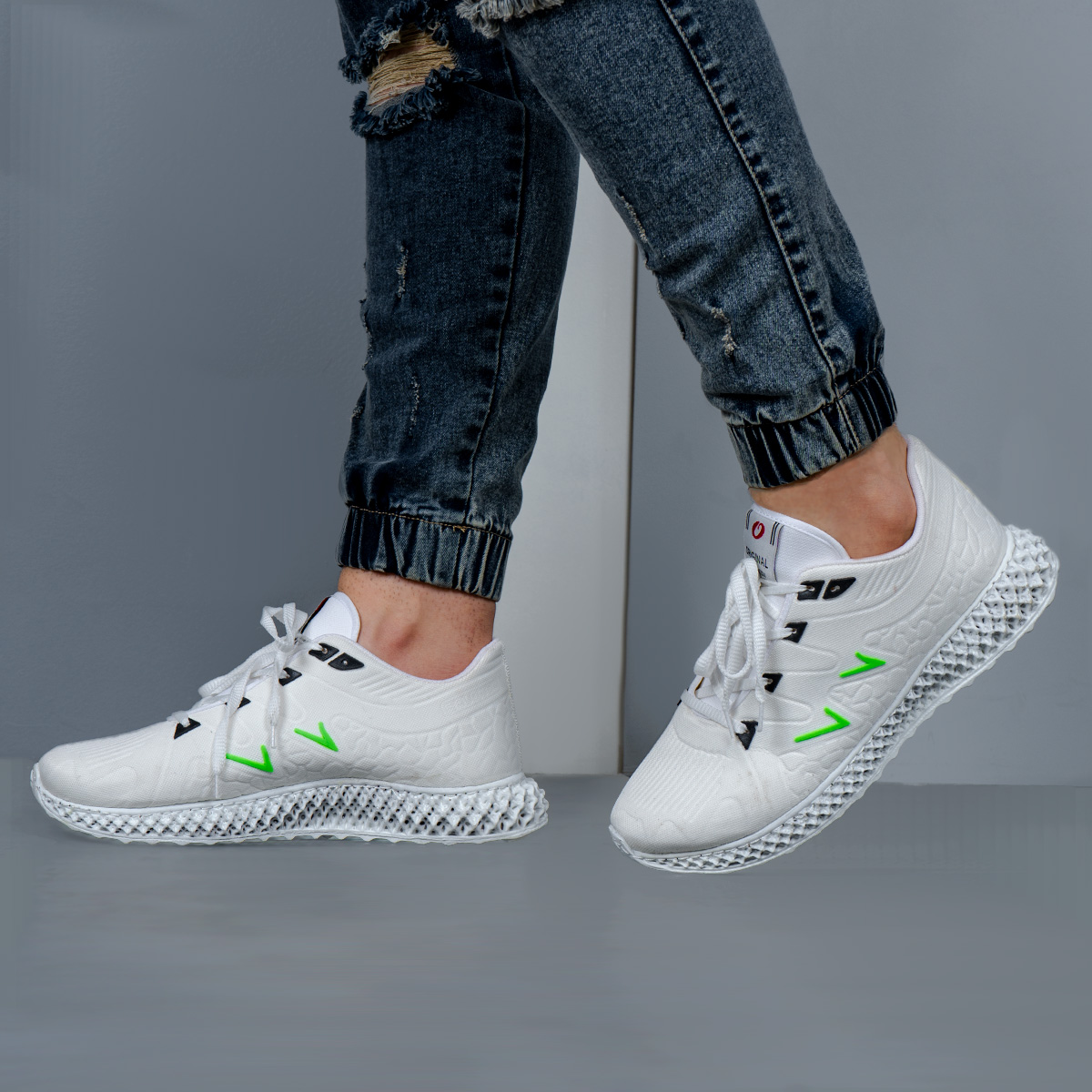 کفش مردانه سفید (T) مدل tiko