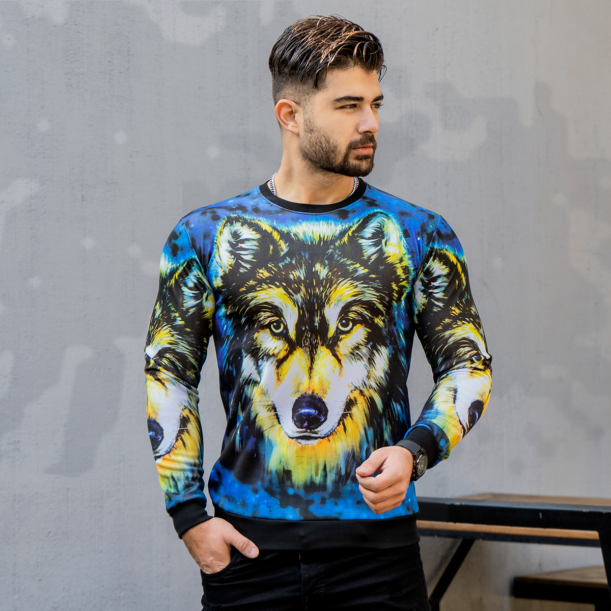 دورس مردانه طرح گرگ مدل Kasra