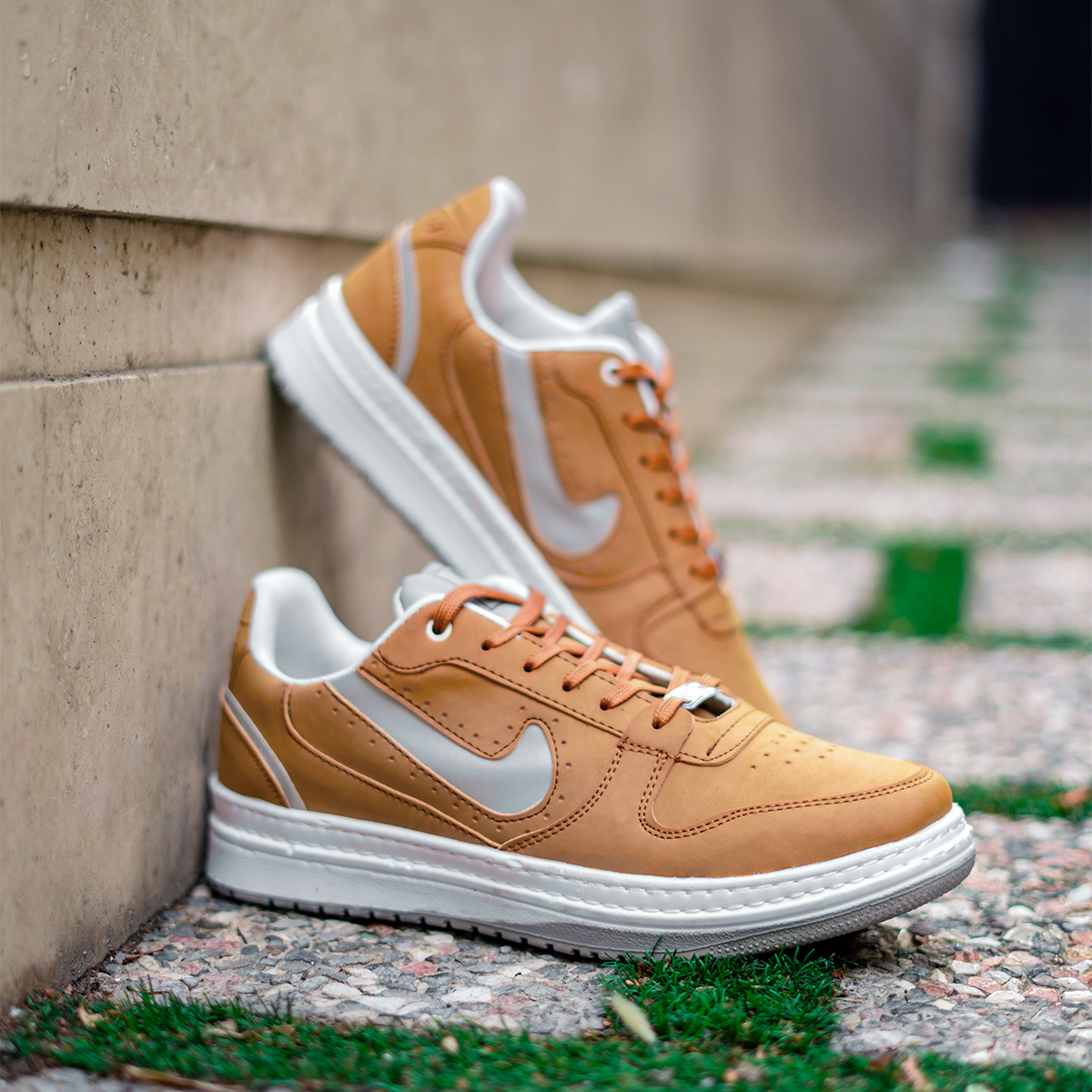 کفش Nike مردانه خردلی مدل Erfan