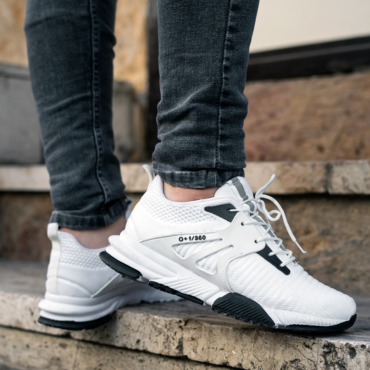 کفش ورزشی مردانه سفید مدل Shervin