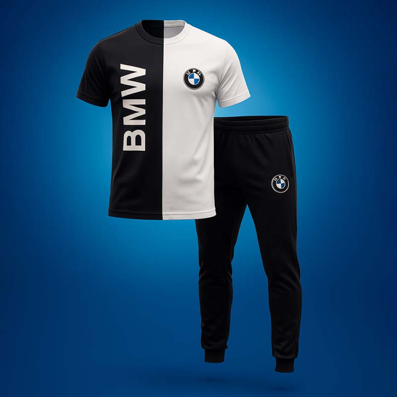 ست تیشرت شلوار bmw مردانه مدل Noman