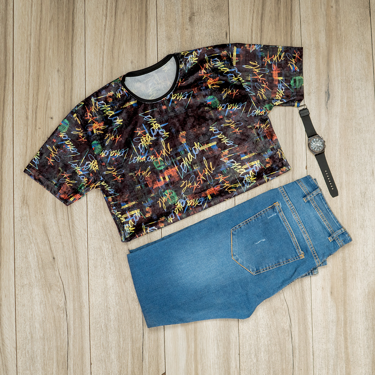 تیشرت مخمل مردانه مدل darion