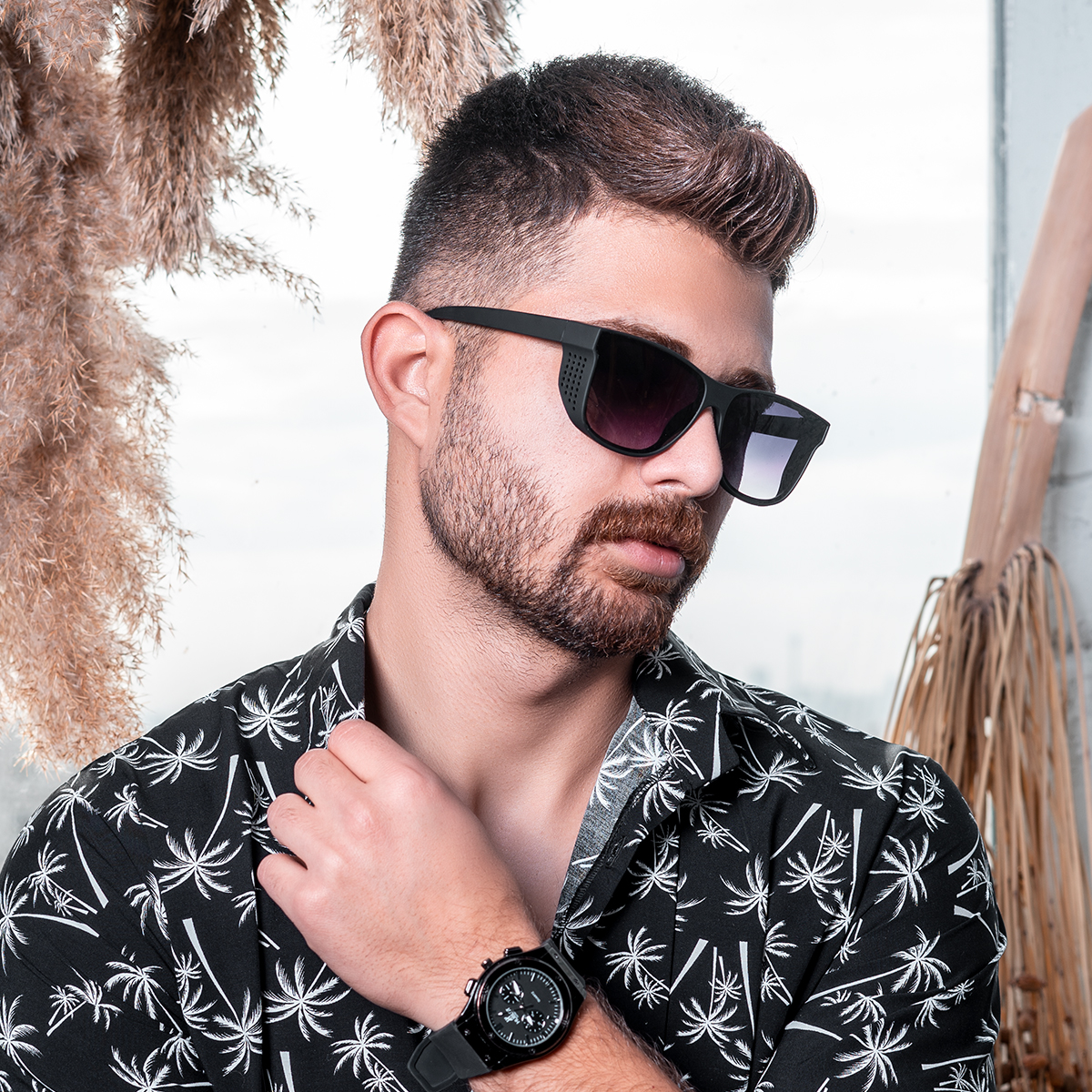 عینک صفحه مشکی مدل FR70