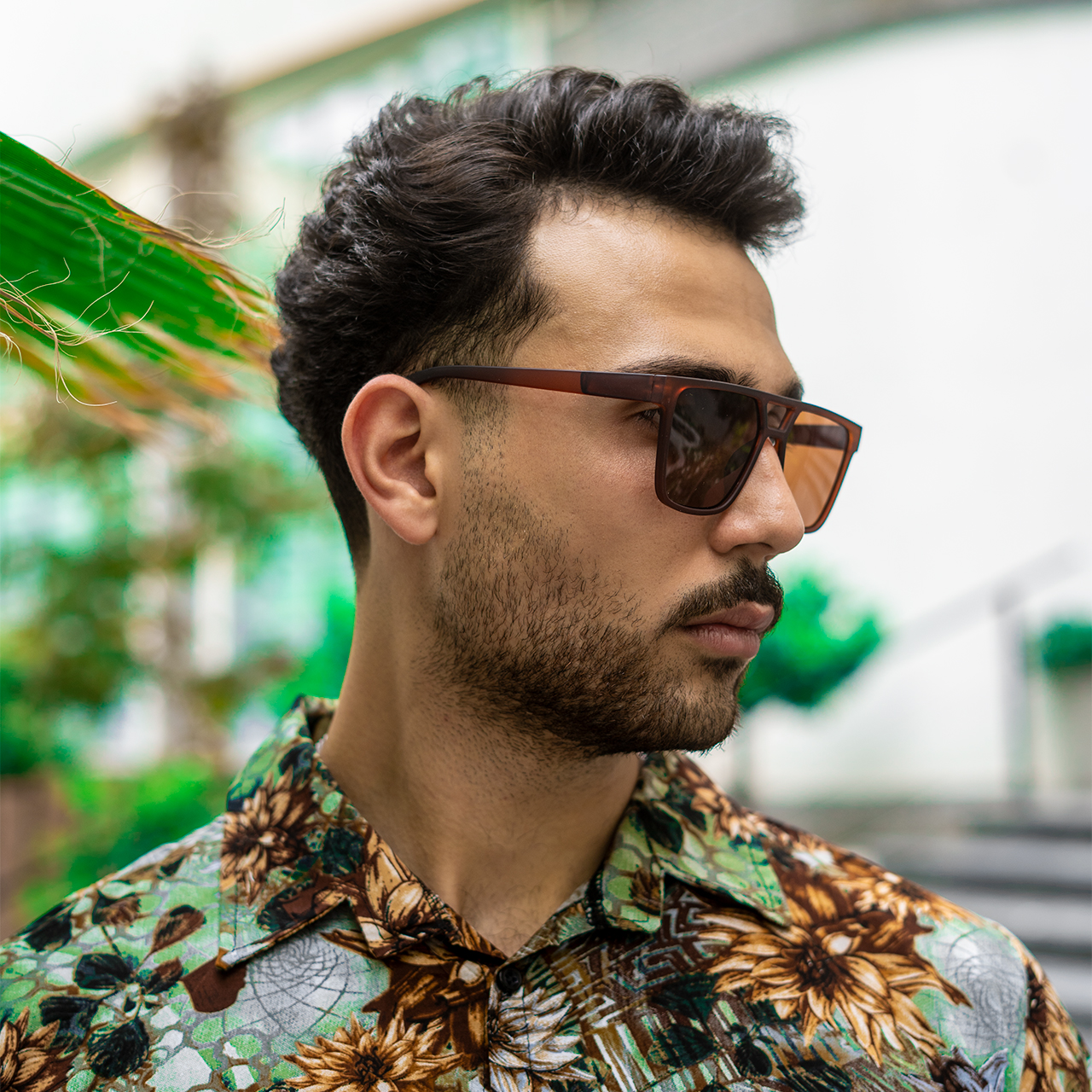 عینک آفتابی قهوه ای مدل A42