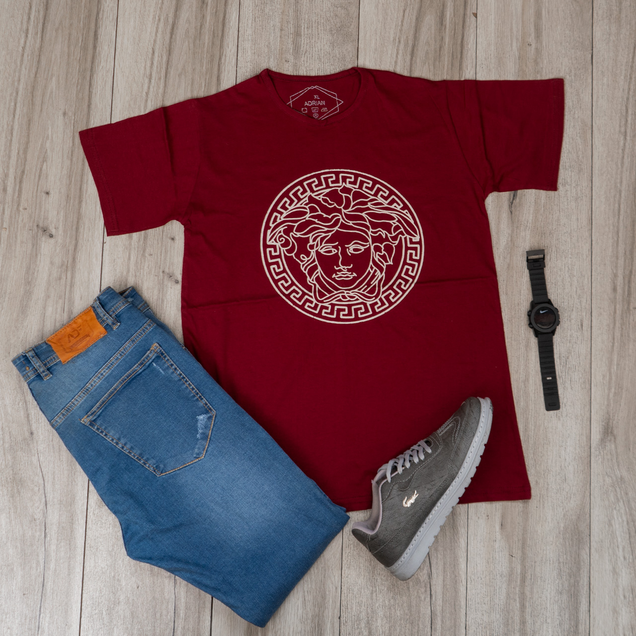 تیشرت (T) مردانه قرمز مدل Versace