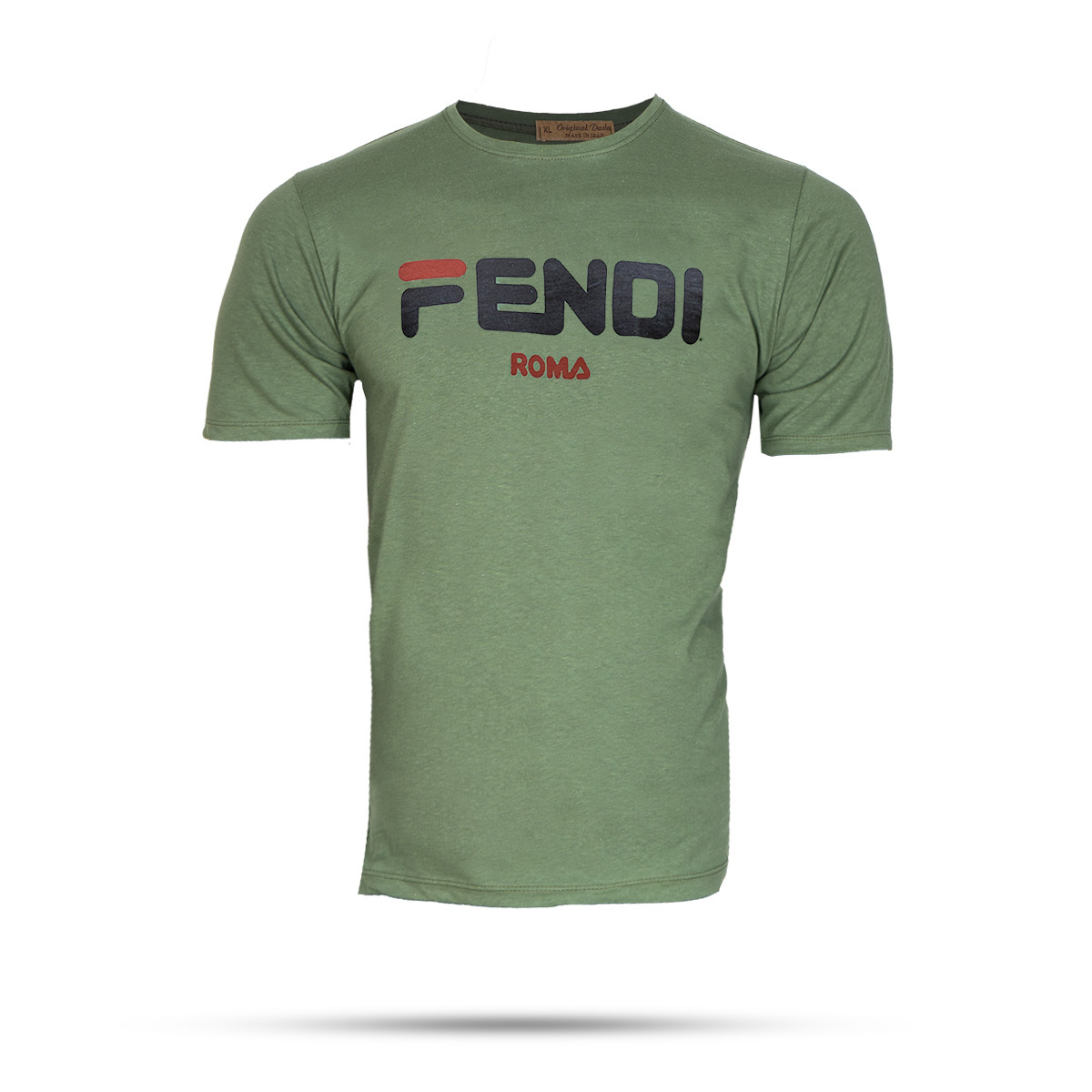 تیشرت فندی سبز مردانه مدل Roma