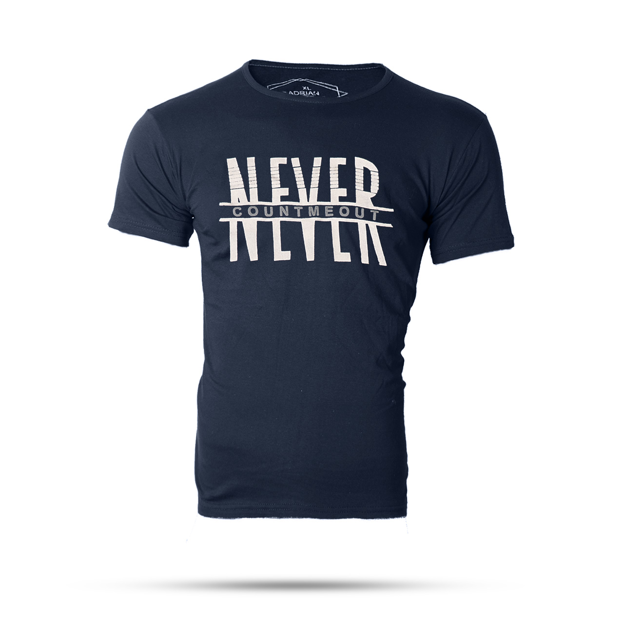 تیشرت مردانه (T) سرمه ای مدل never