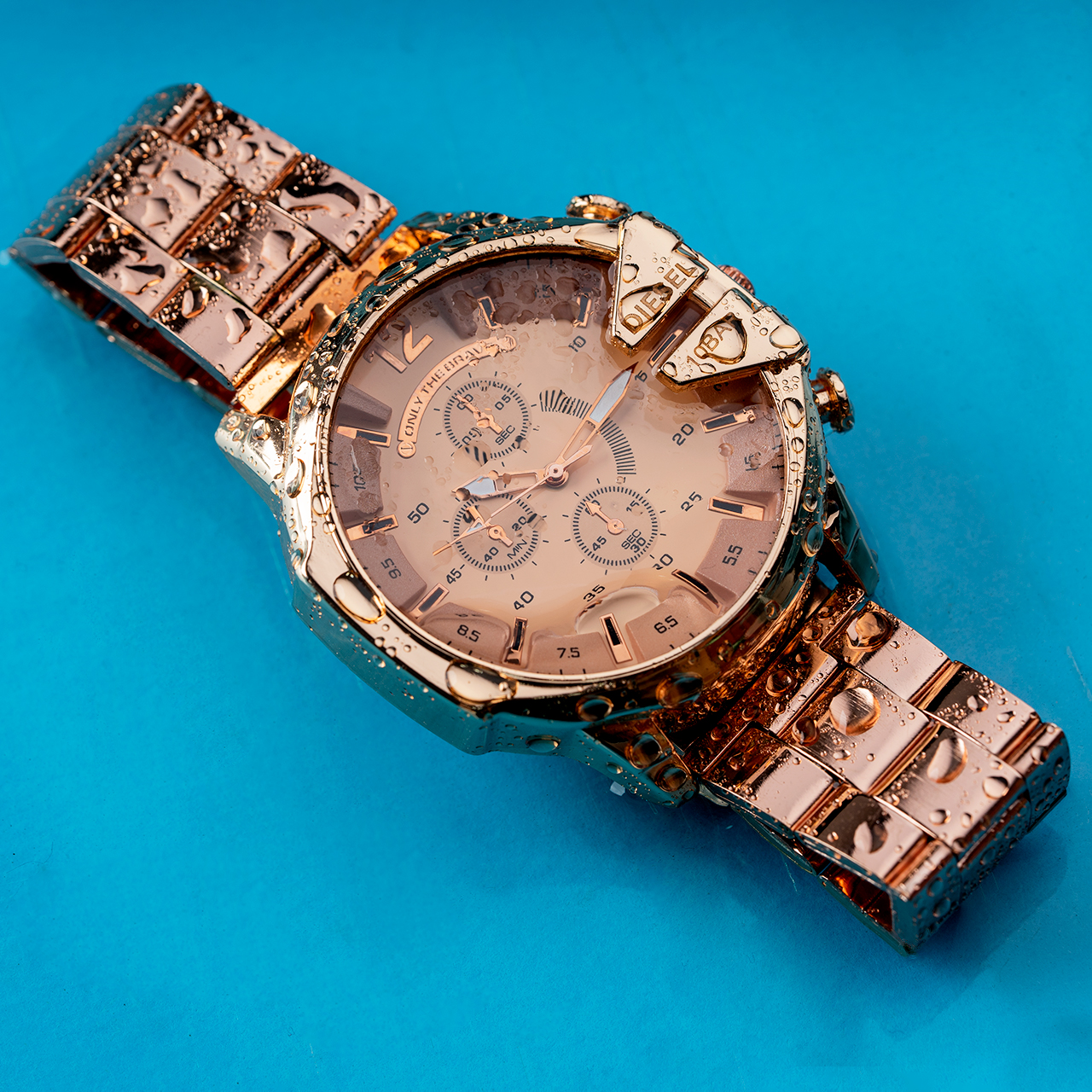 ساعت مچی DIESEL مردانه رزگلد صفحه رزگلد مدل U700