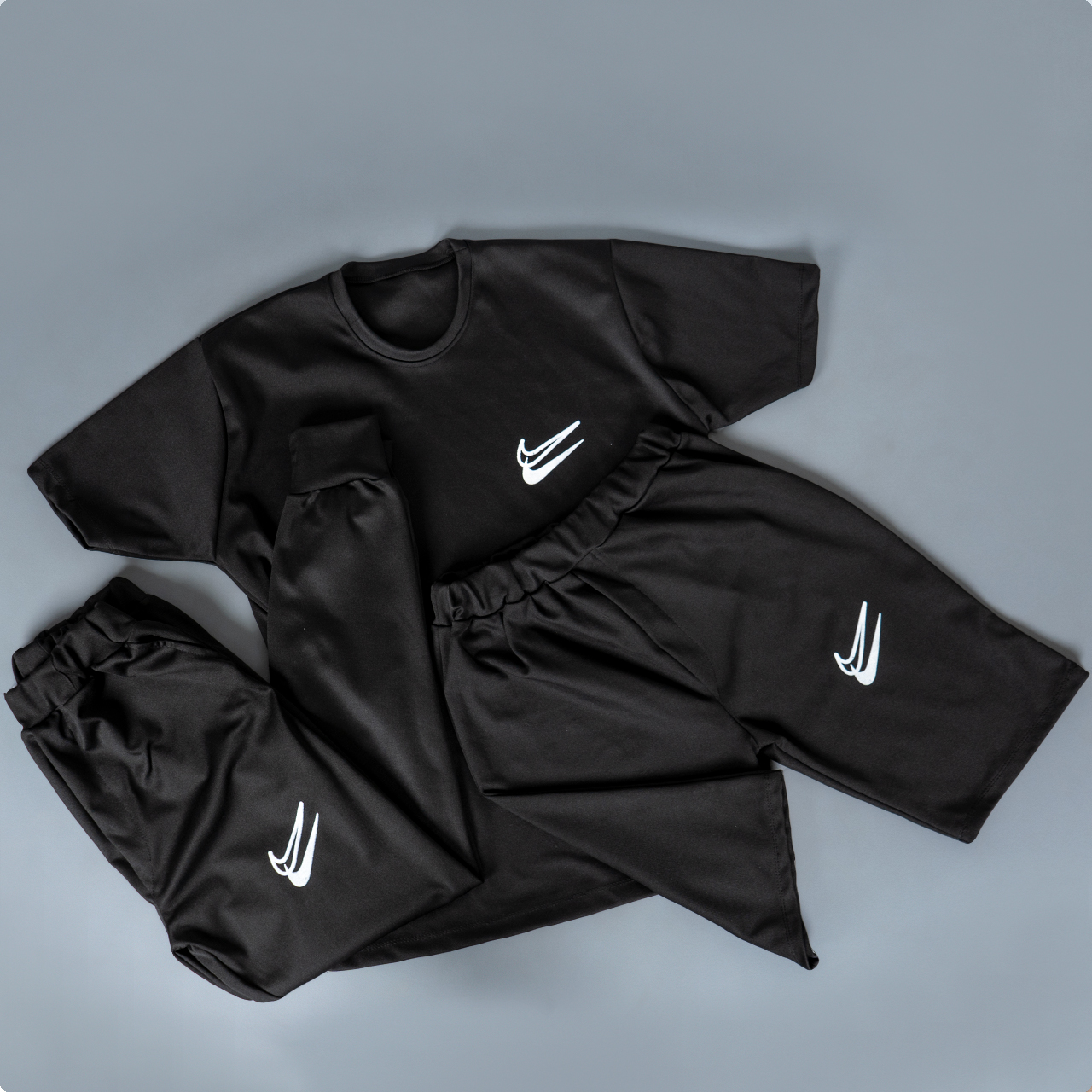 ست سه تیکه دو نایک مشکی مردانه مدل WM