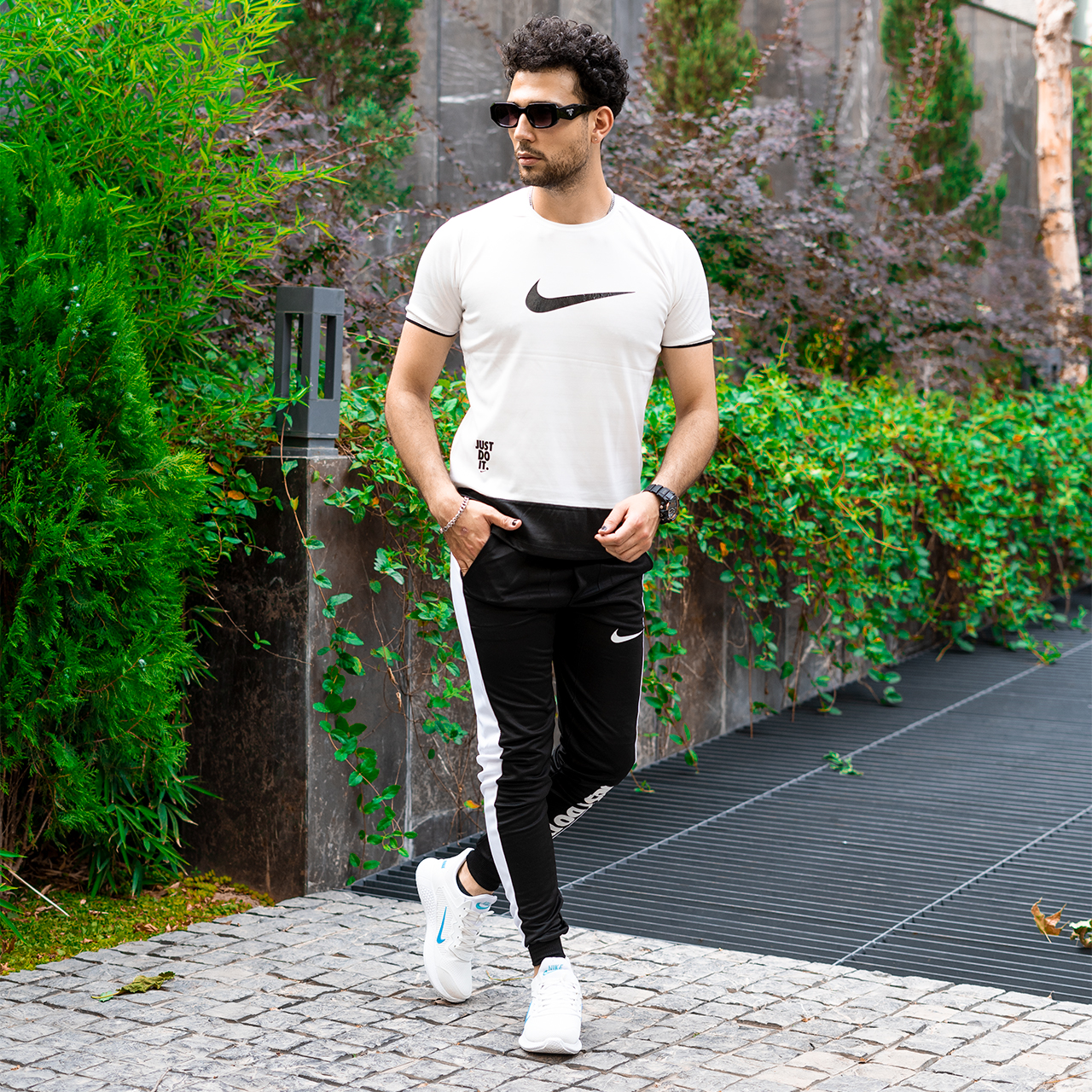 ست تیشرت شلوار نایک مردانه مدل jdi