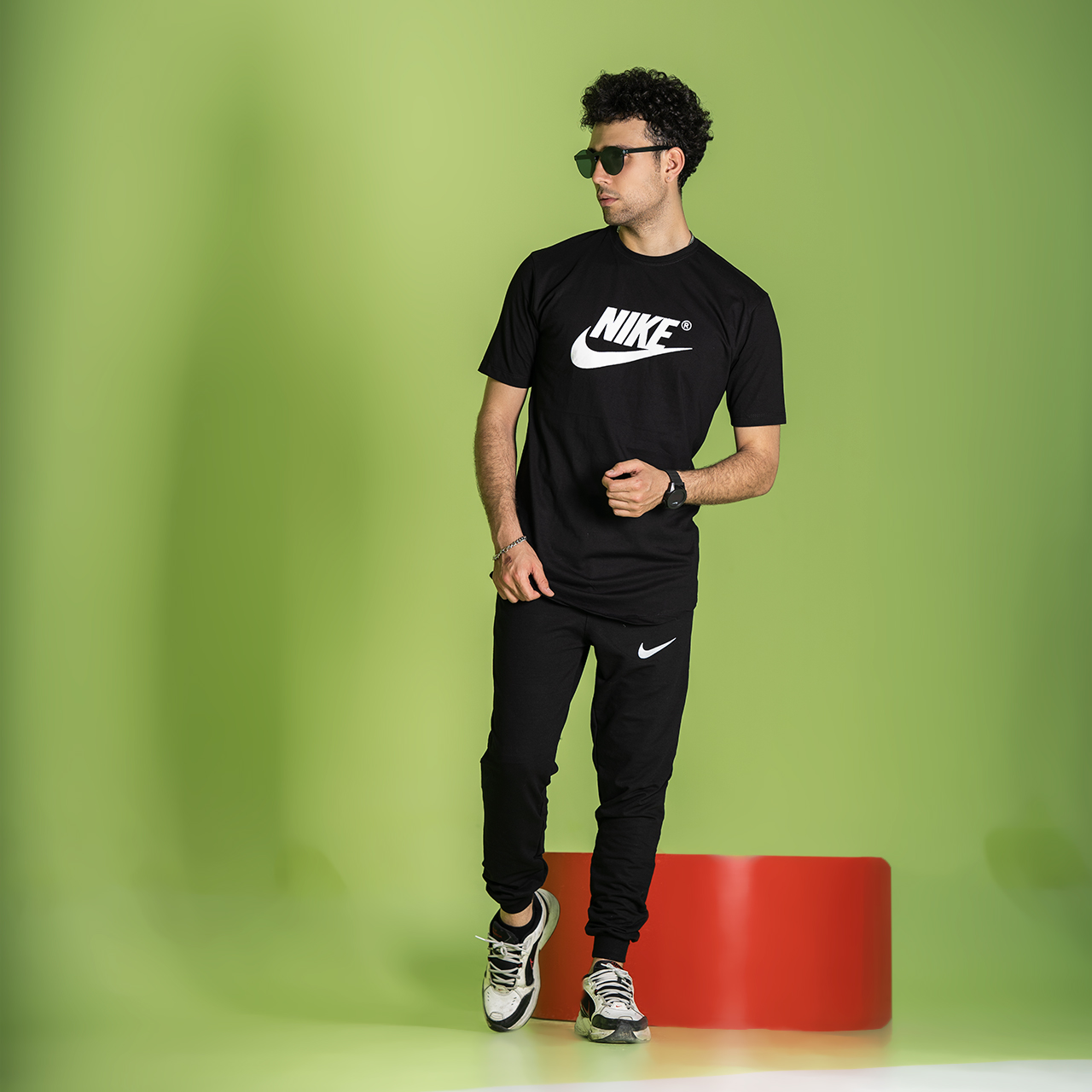 ست تیشرت شلوار مردانه نایک مدل MW112