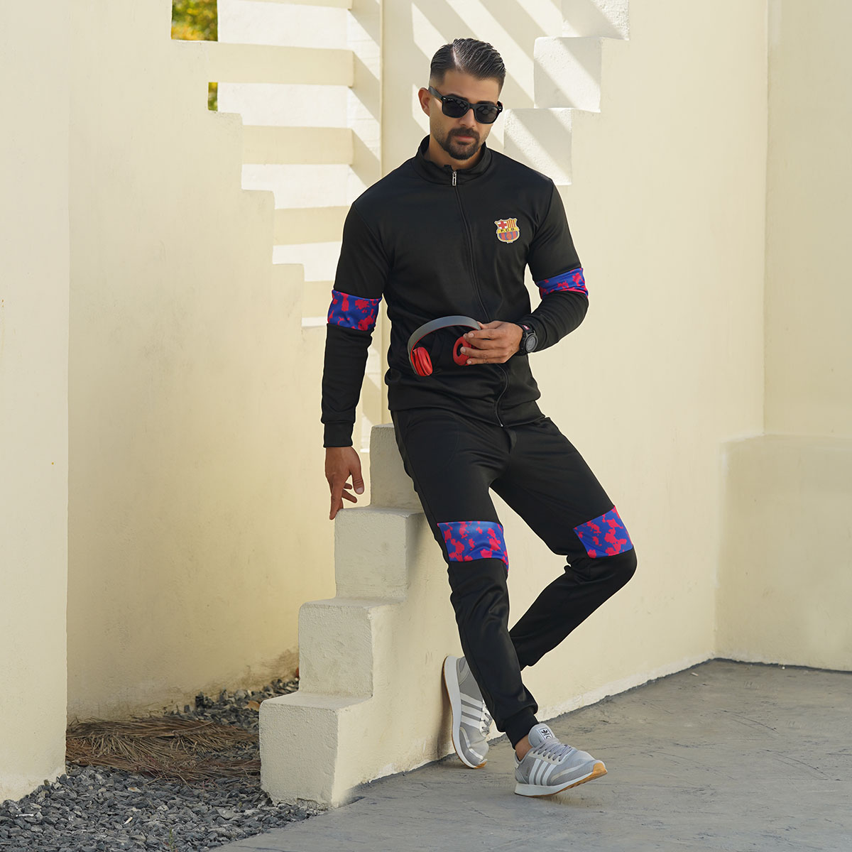 ست سوییشرت شلوار Barcelona مردانه مدل B550