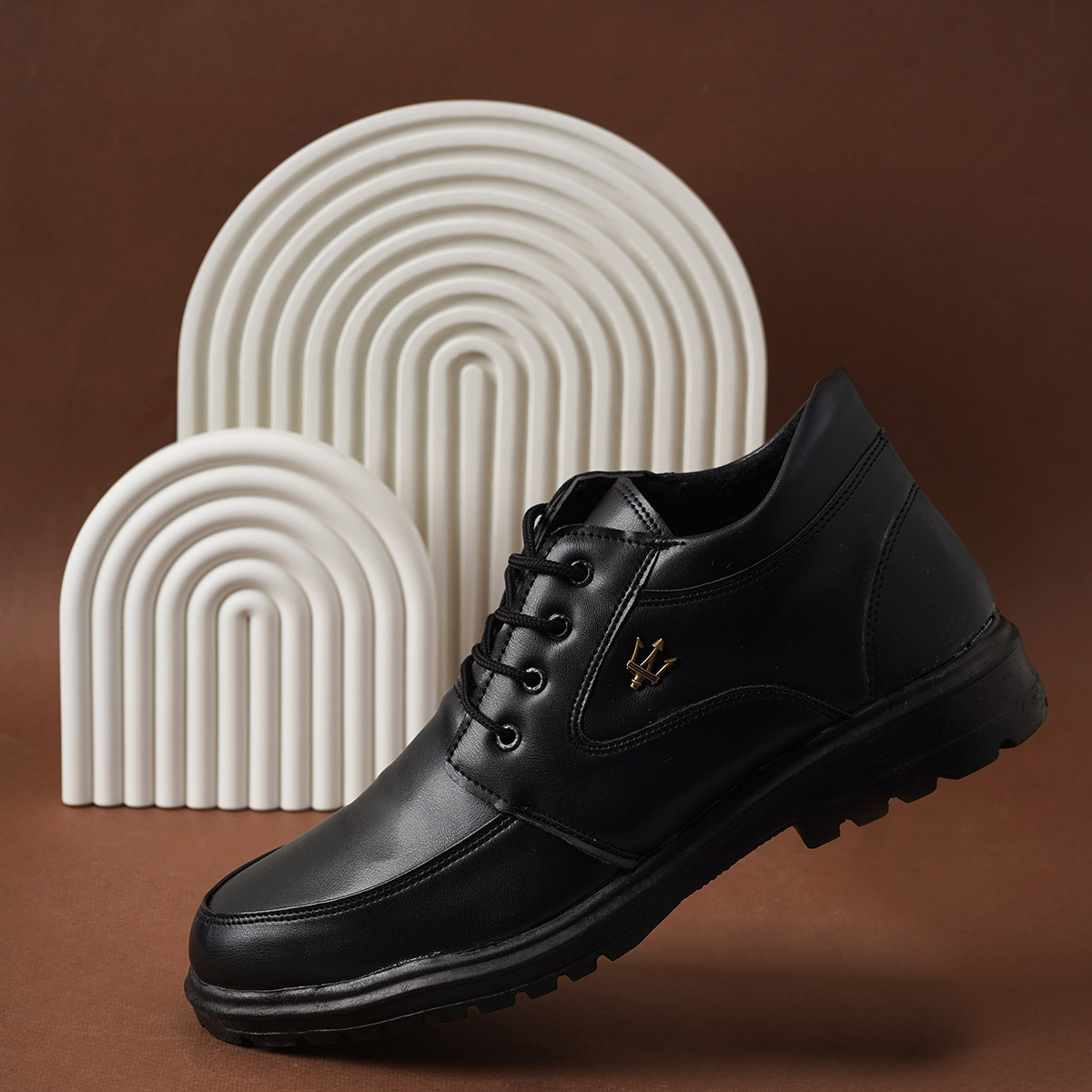 نیم بوت مشکی مردانه مدل A66