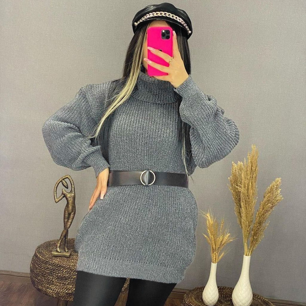 بافت دخترانه طوسی روشن مدل elsa