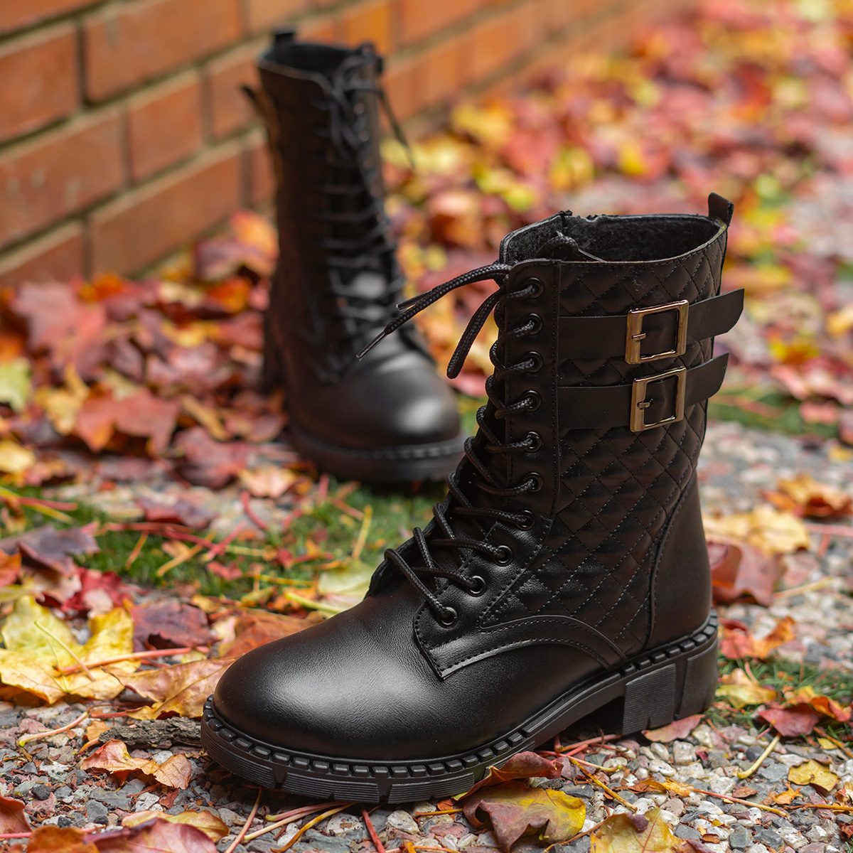 بوت دخترانه مشکی مدل Ramona