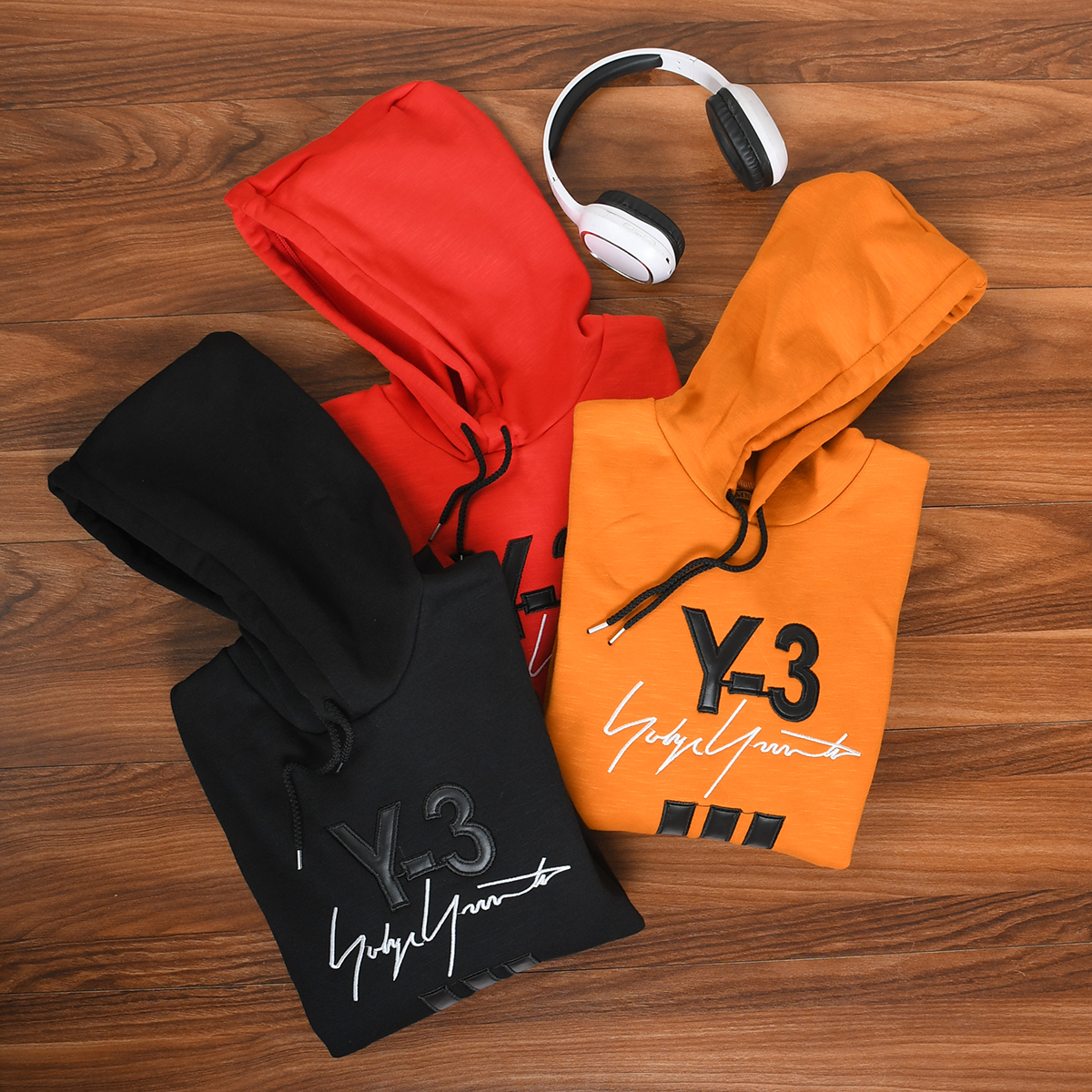 هودی مردانه Y-3 مشکی مدل Eric