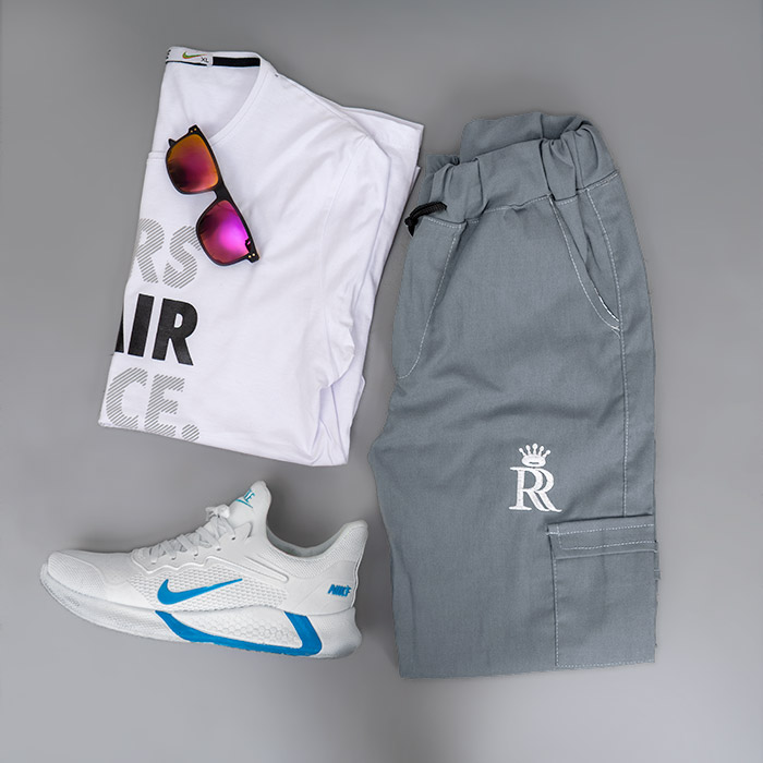 شلوار اسلش طوسی مردانه مدل R15