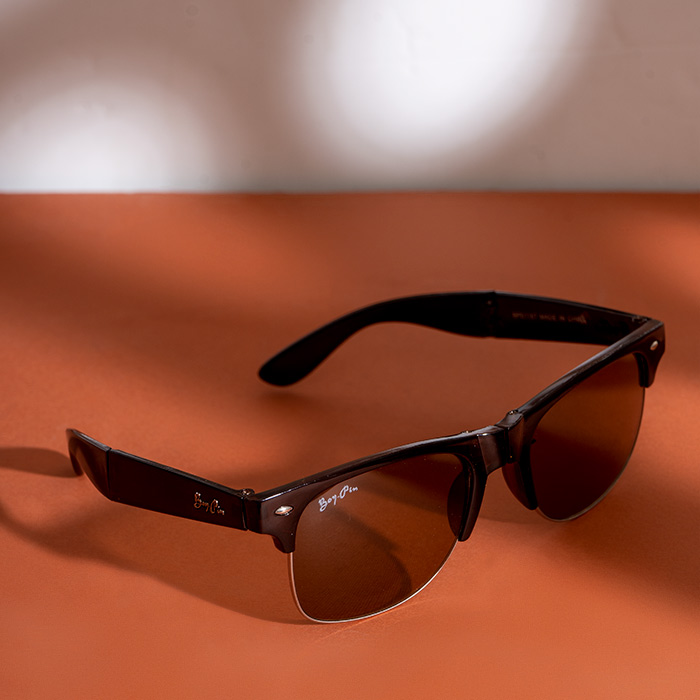 عینک آفتابی قهوه ای مدل Roybin