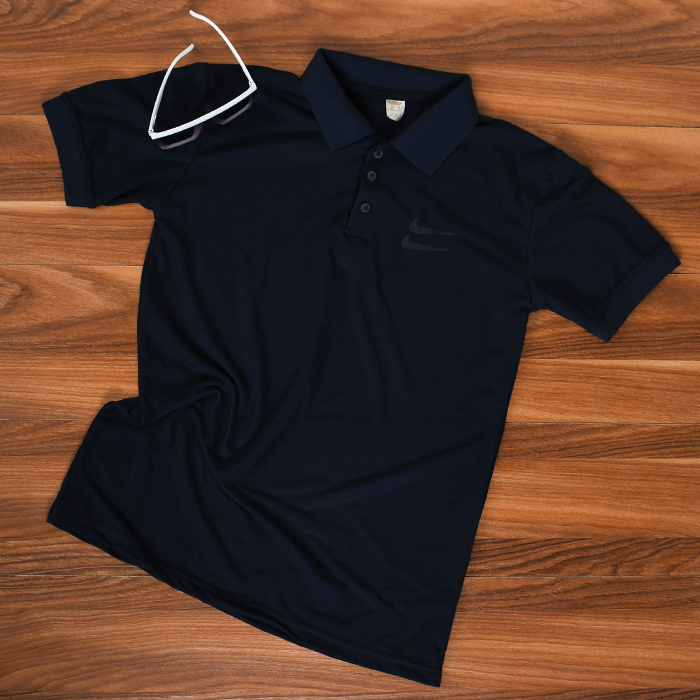 تیشرت مردانه نایک سرمه ای مدل LOMA