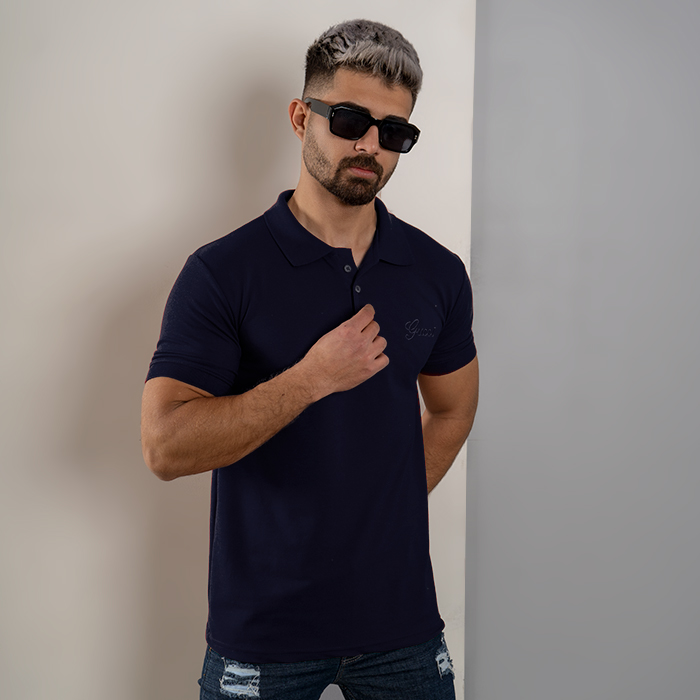 تیشرت مردانه GUCCI سرمه ای مدل WALO