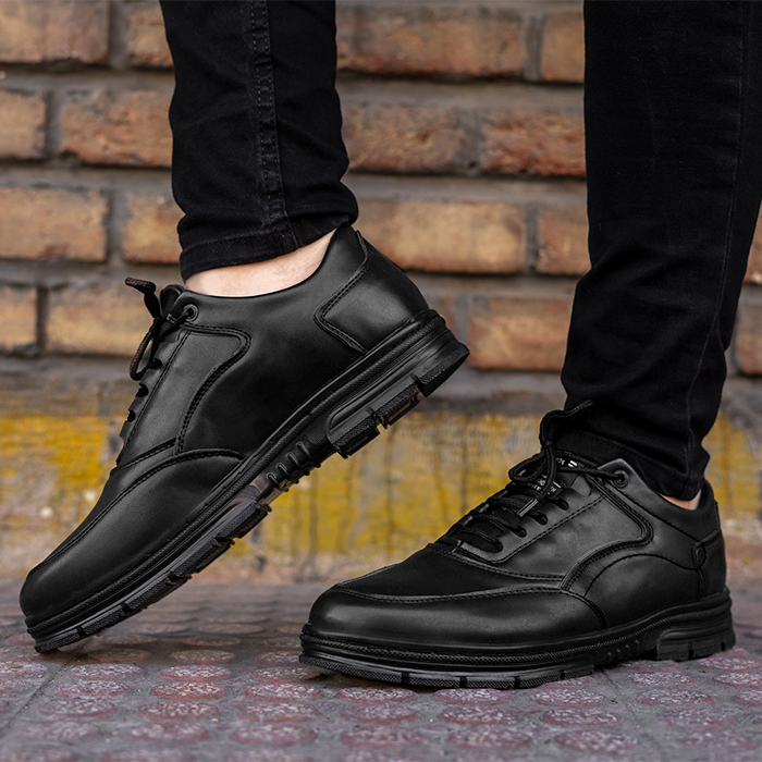 کفش مردانه CAT مشکی مدل Galin