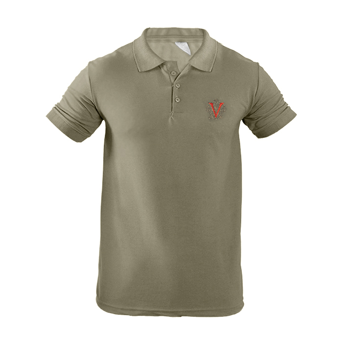 تیشرت V سبز مردانه مدل Sadra