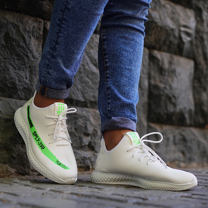 کفش ورزشی SPLY350سفید سبز مردانه مدلYogi